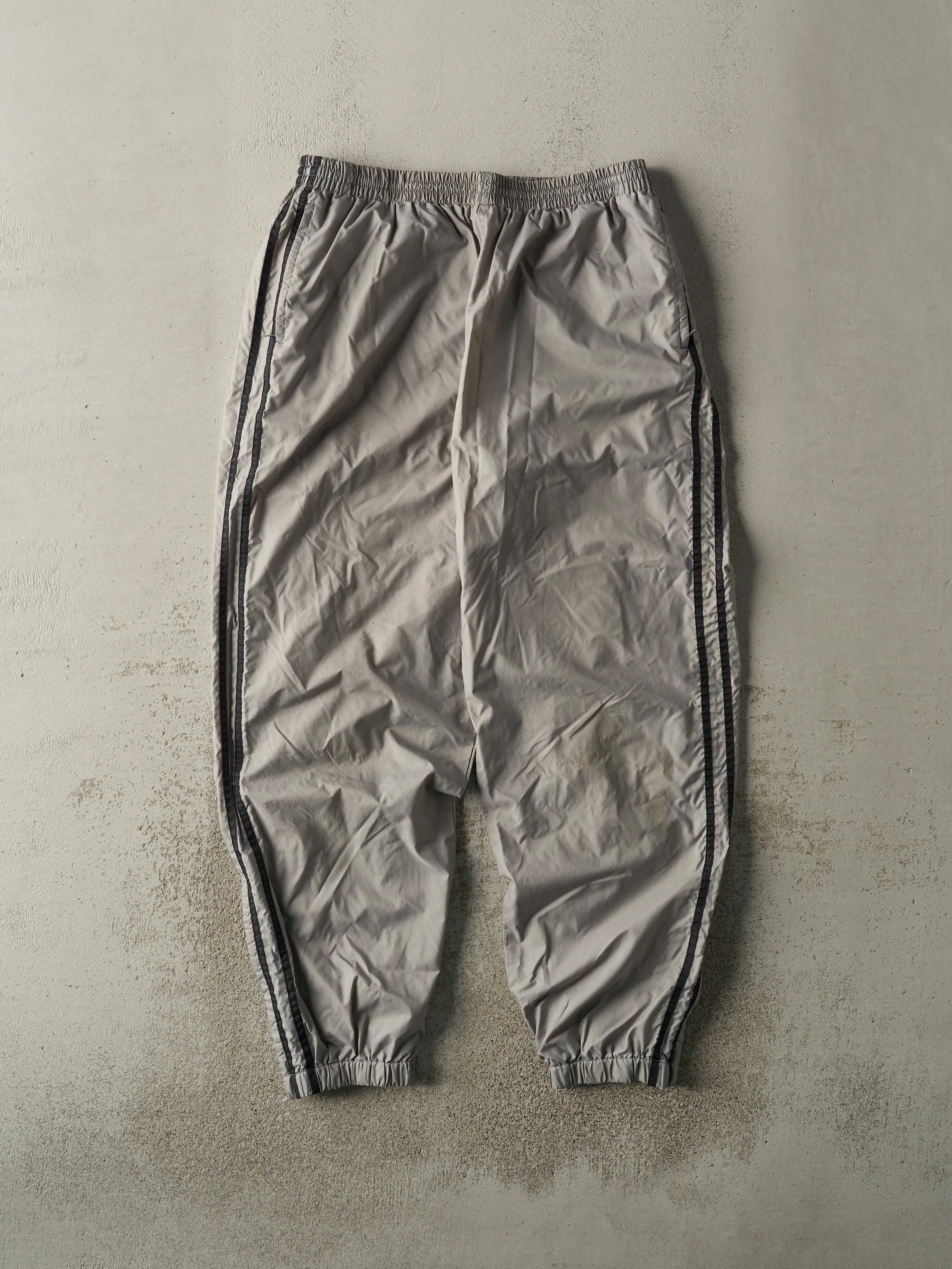 Vintage 90s Grey & Black Windbreaker Pants (33x30.5) sold by Rebalance Vintage