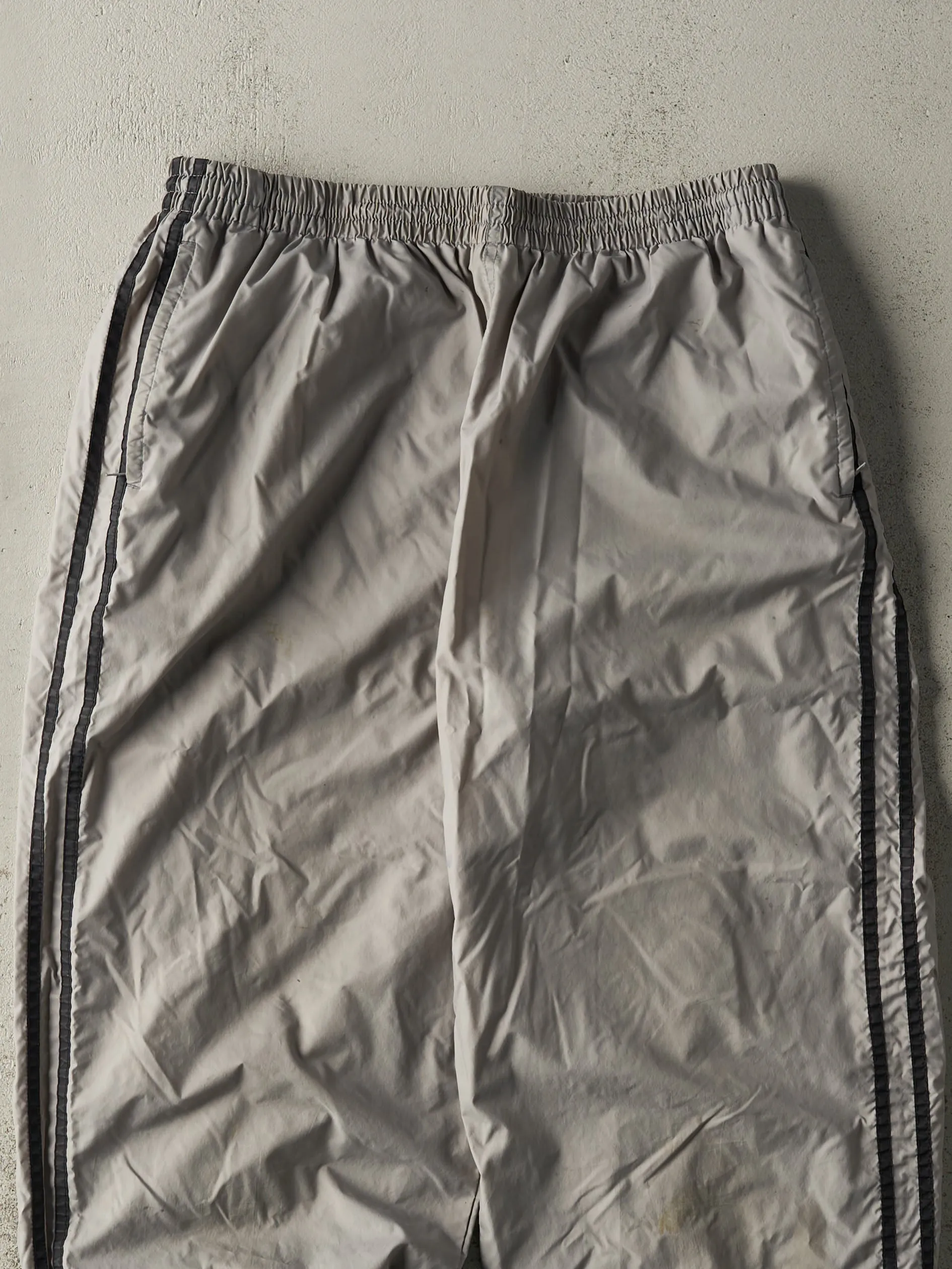 Vintage 90s Grey & Black Windbreaker Pants (33x30.5) sold by Rebalance Vintage product image thumbnail 3