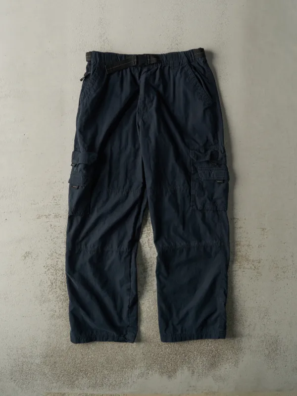 Vintage Y2K Navy Blue BC Clothing Cargo Hiking Pants (34x30.5) sold by Rebalance Vintage