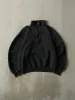 Vintage 90s Black Russell Athletic Quarter Zip Sweater (M) sold by Rebalance Vintage