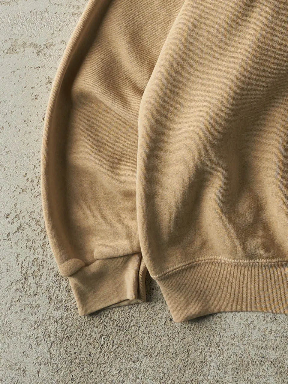 Vintage 90s Beige Blank Crewneck (XL) sold by Rebalance Vintage product image thumbnail 3
