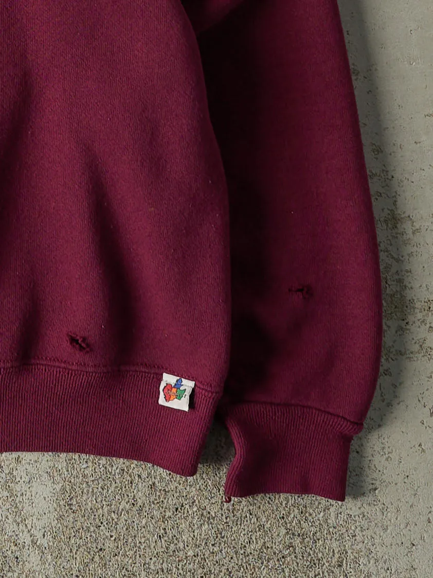 Vintage 90s Red Arizona State University Sun Devils Crewneck (L) sold by Rebalance Vintage product image thumbnail 3