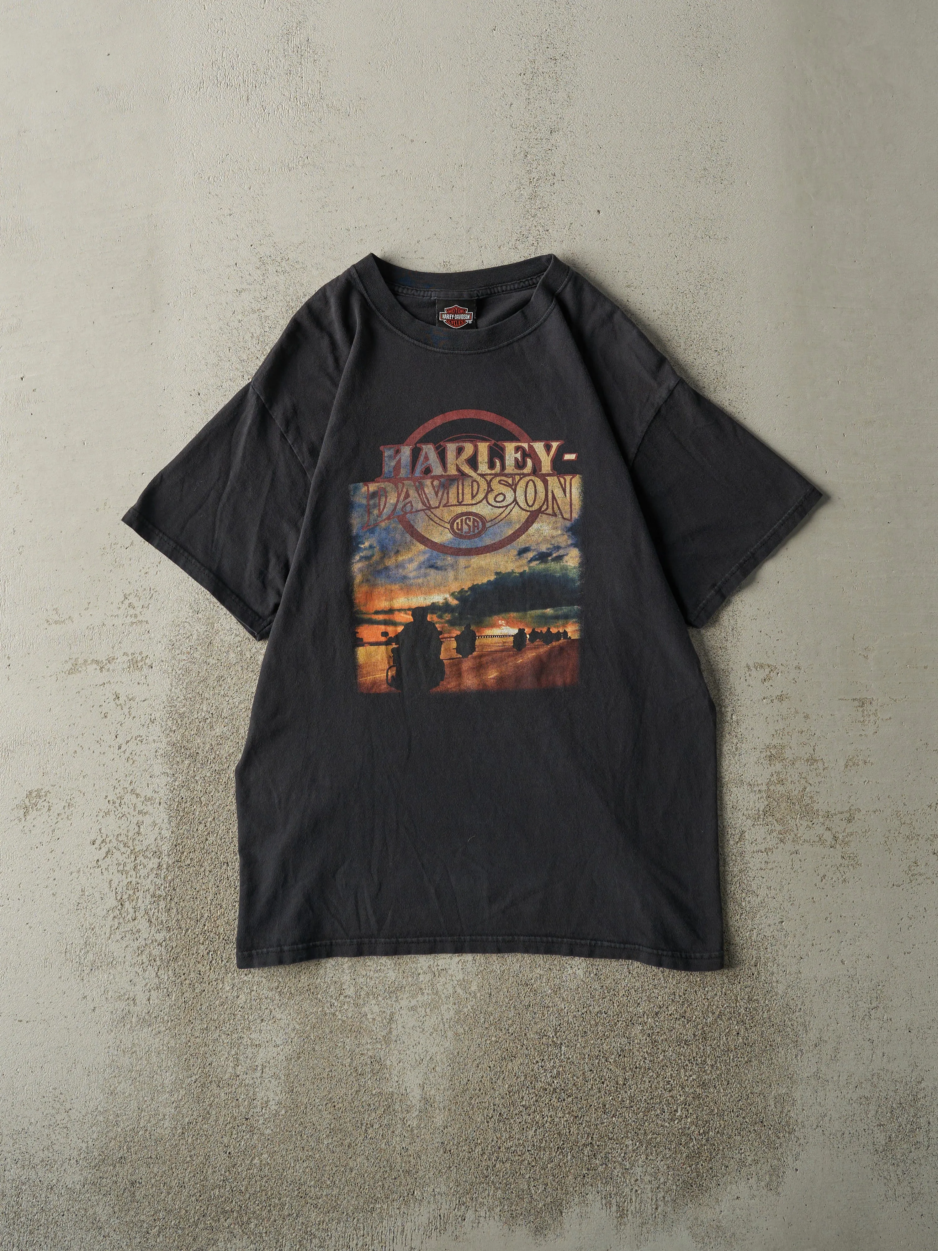 Vintage Y2K Black Prescott Arizona Harley Davidson Tee (S) sold by Rebalance Vintage