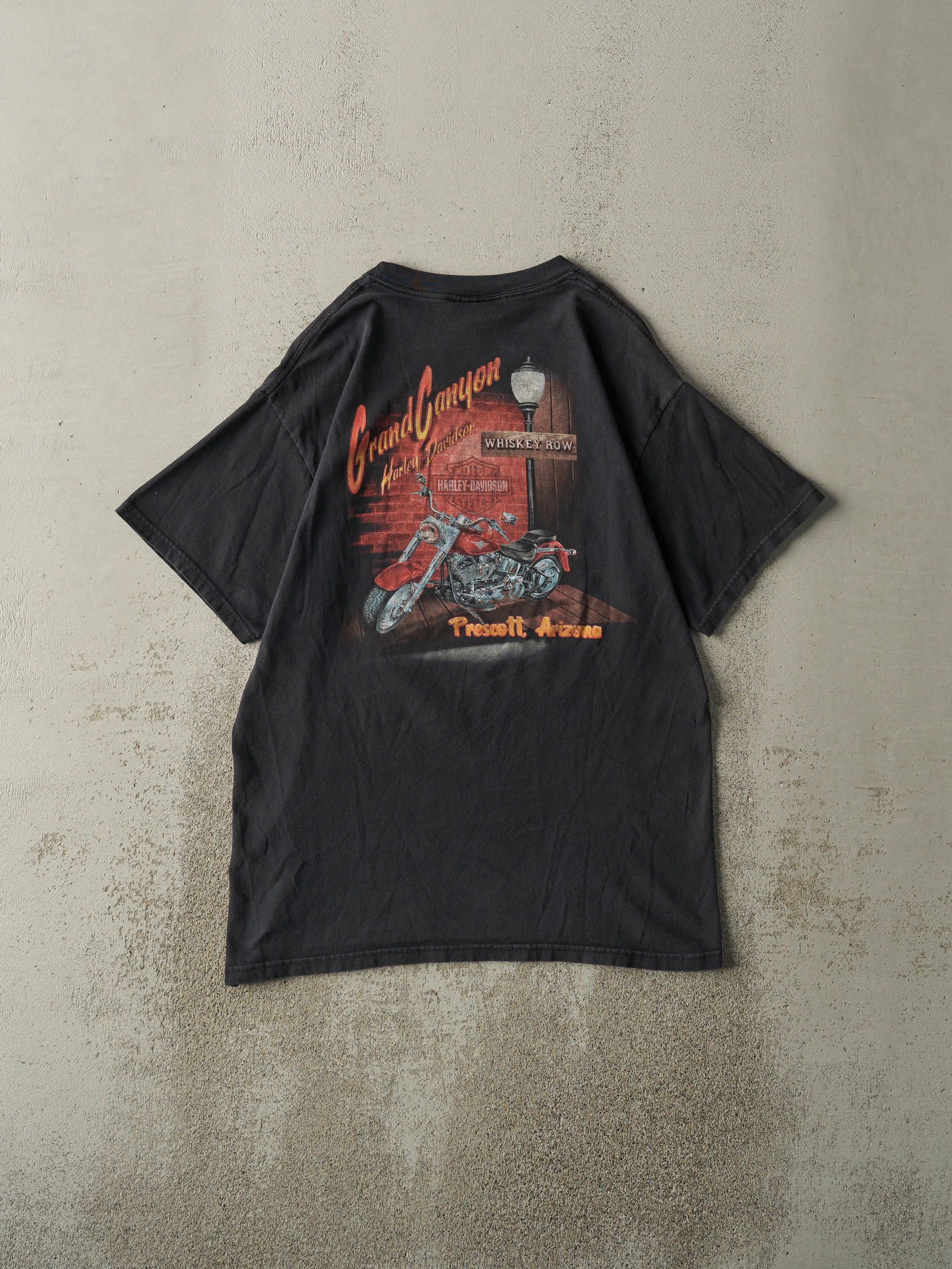 Vintage Y2K Black Prescott Arizona Harley Davidson Tee (S) sold by Rebalance Vintage product image thumbnail 2