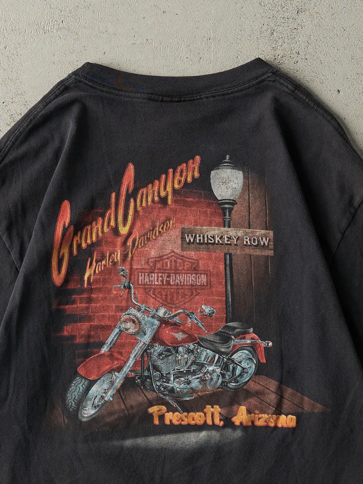 Vintage Y2K Black Prescott Arizona Harley Davidson Tee (S) sold by Rebalance Vintage product image thumbnail 4