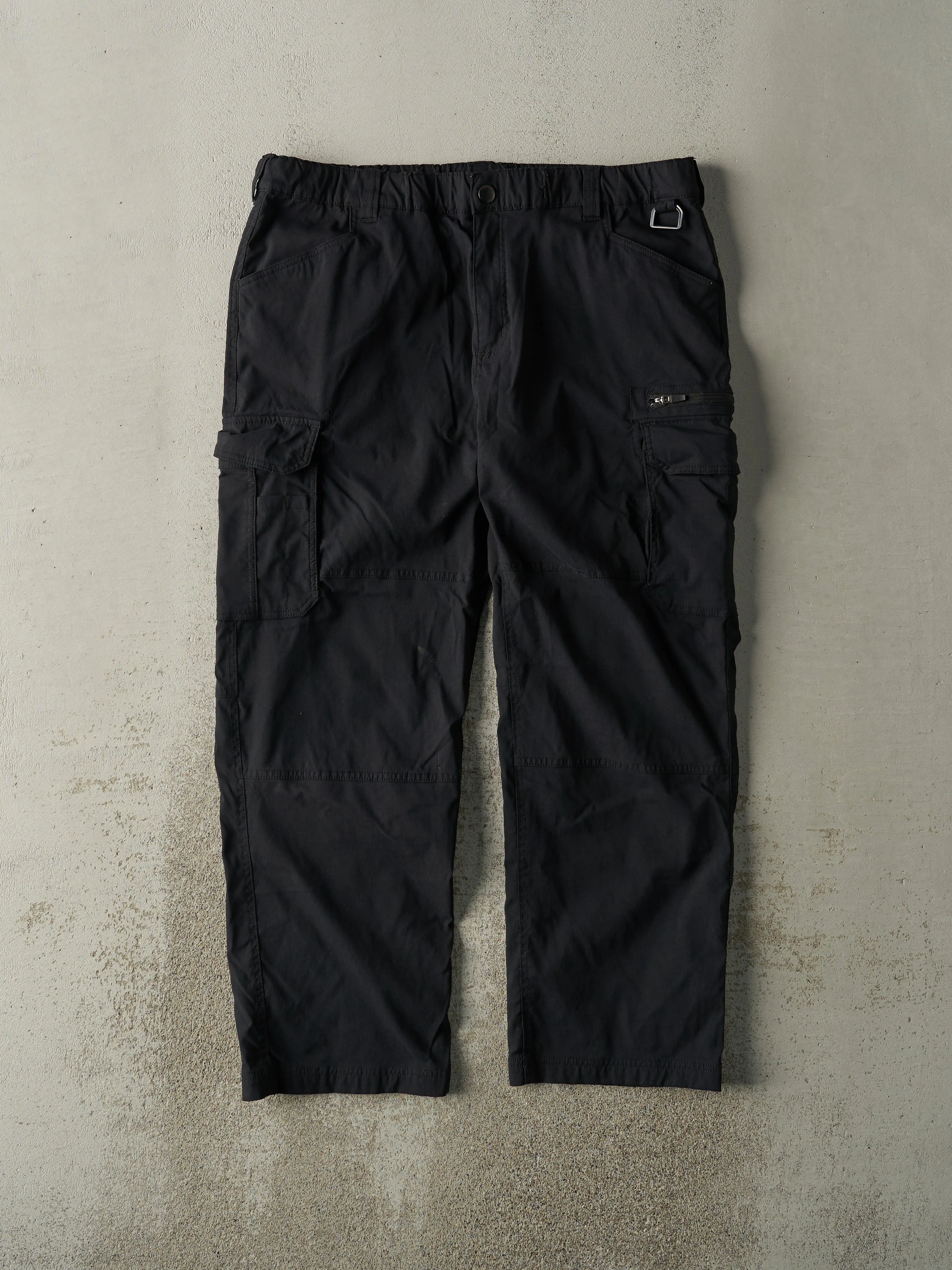 Vintage Y2K Black BC Clothing Cargo Pants (39x29) sold by Rebalance Vintage