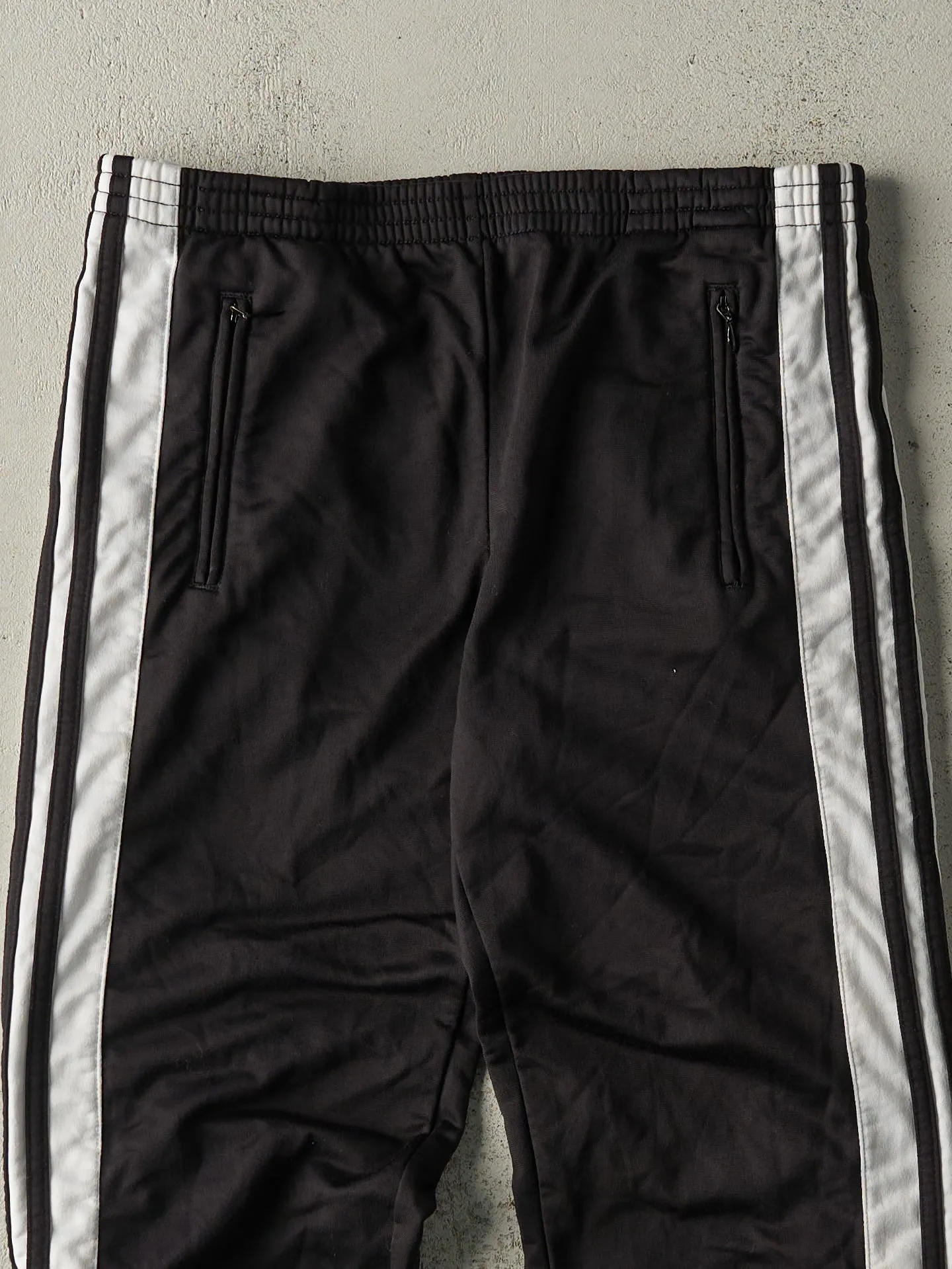 Vintage 90s Black Adidas Snap Off Track Pants (31x27.5) sold by Rebalance Vintage product image thumbnail 3
