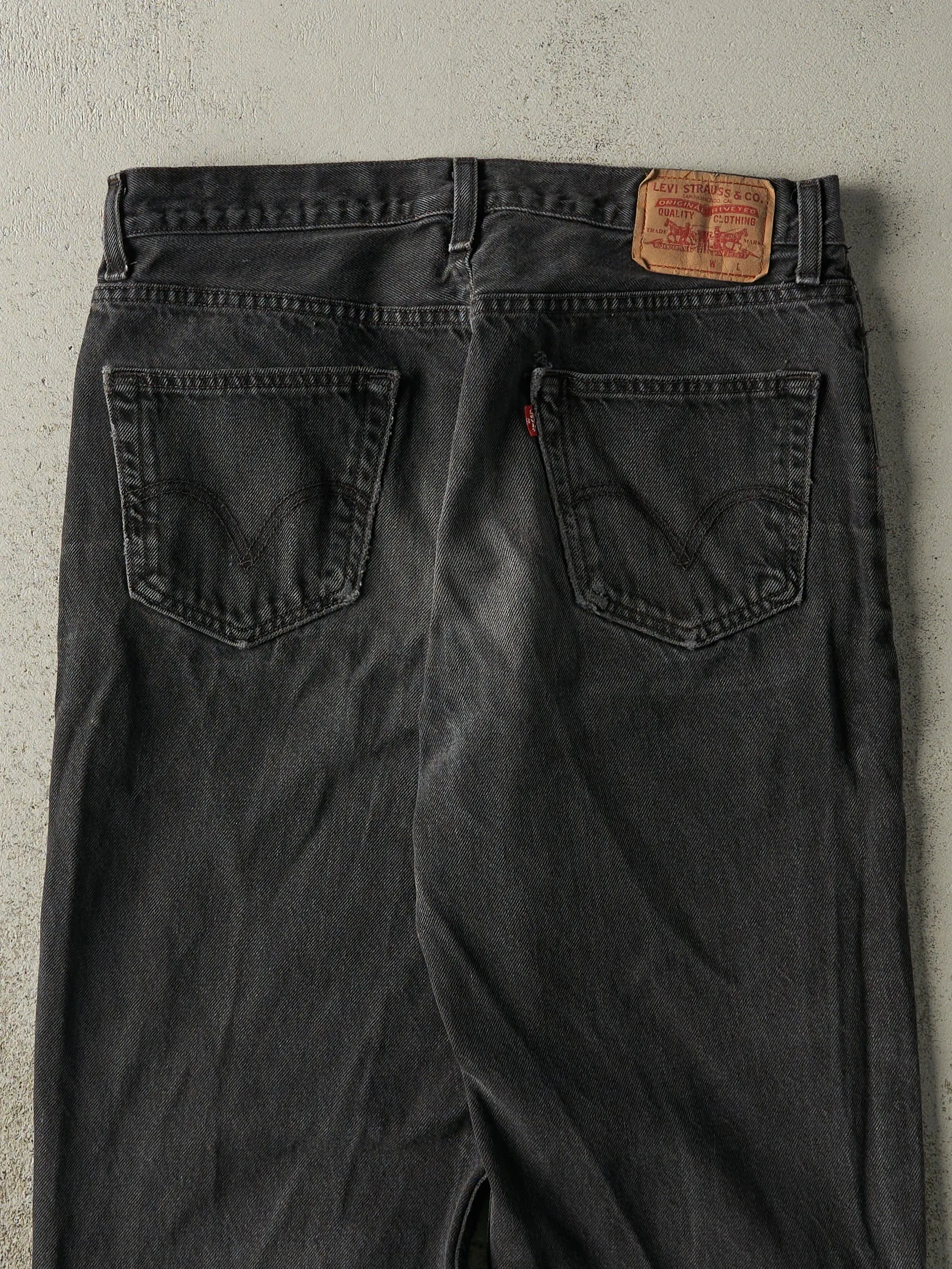 Vintage Y2K Black Levi's Denim Pants (35.5x31) sold by Rebalance Vintage product image thumbnail 5