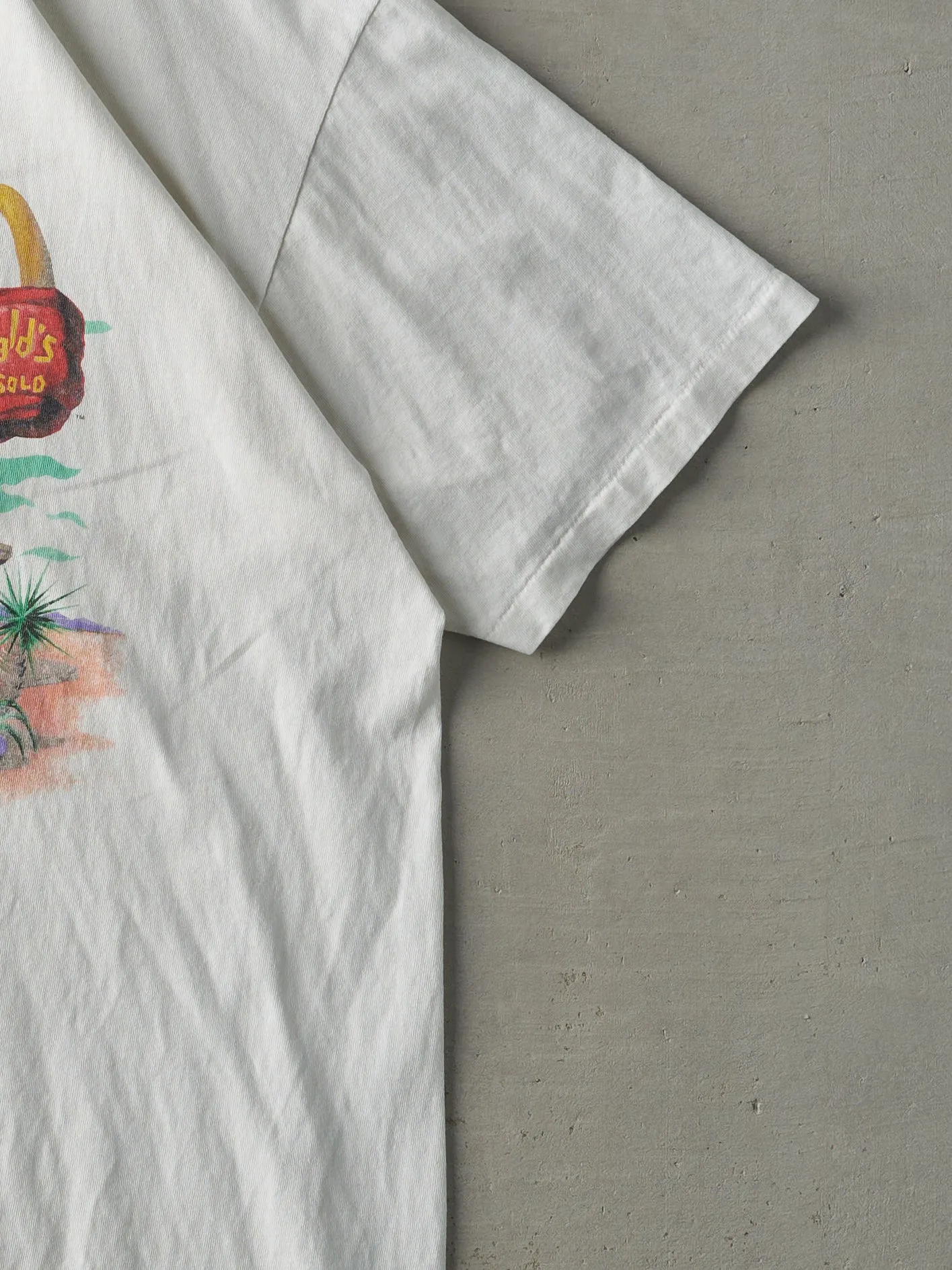 Vintage 94' White Flintstones x McDonalds Movie Promo Single Stitch Tee (L) sold by Rebalance Vintage product image thumbnail 3