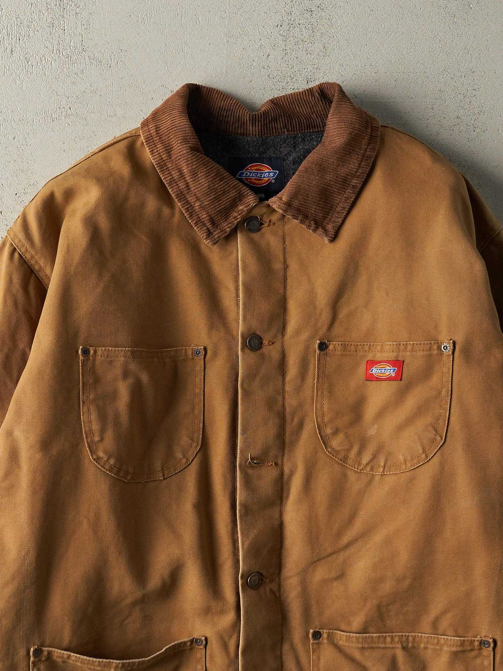 Vintage Y2K Camel Dickies Chore Jacket (XXXL) sold by Rebalance Vintage product image thumbnail 3