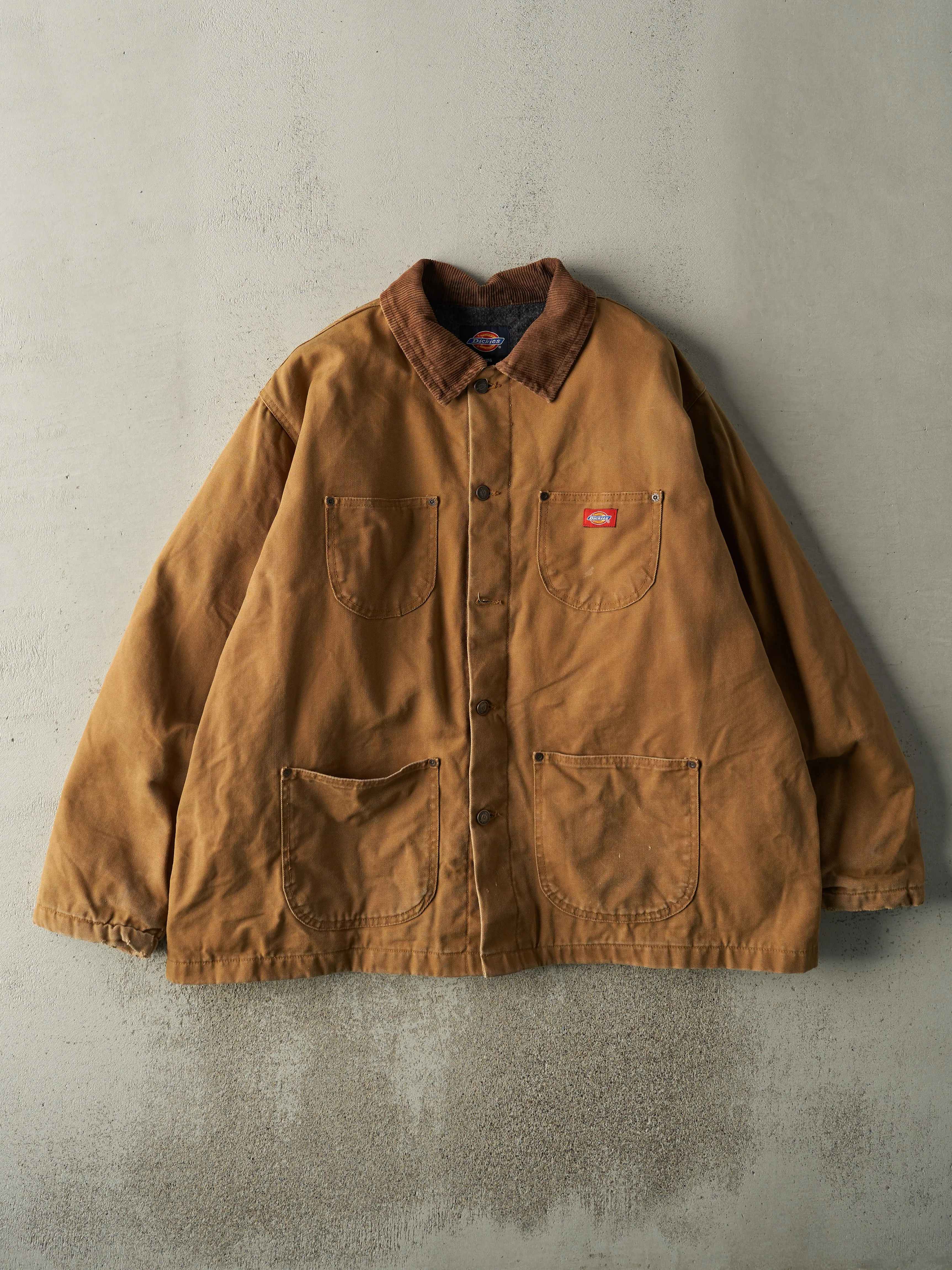 Vintage Y2K Camel Dickies Chore Jacket (XXXL) sold by Rebalance Vintage