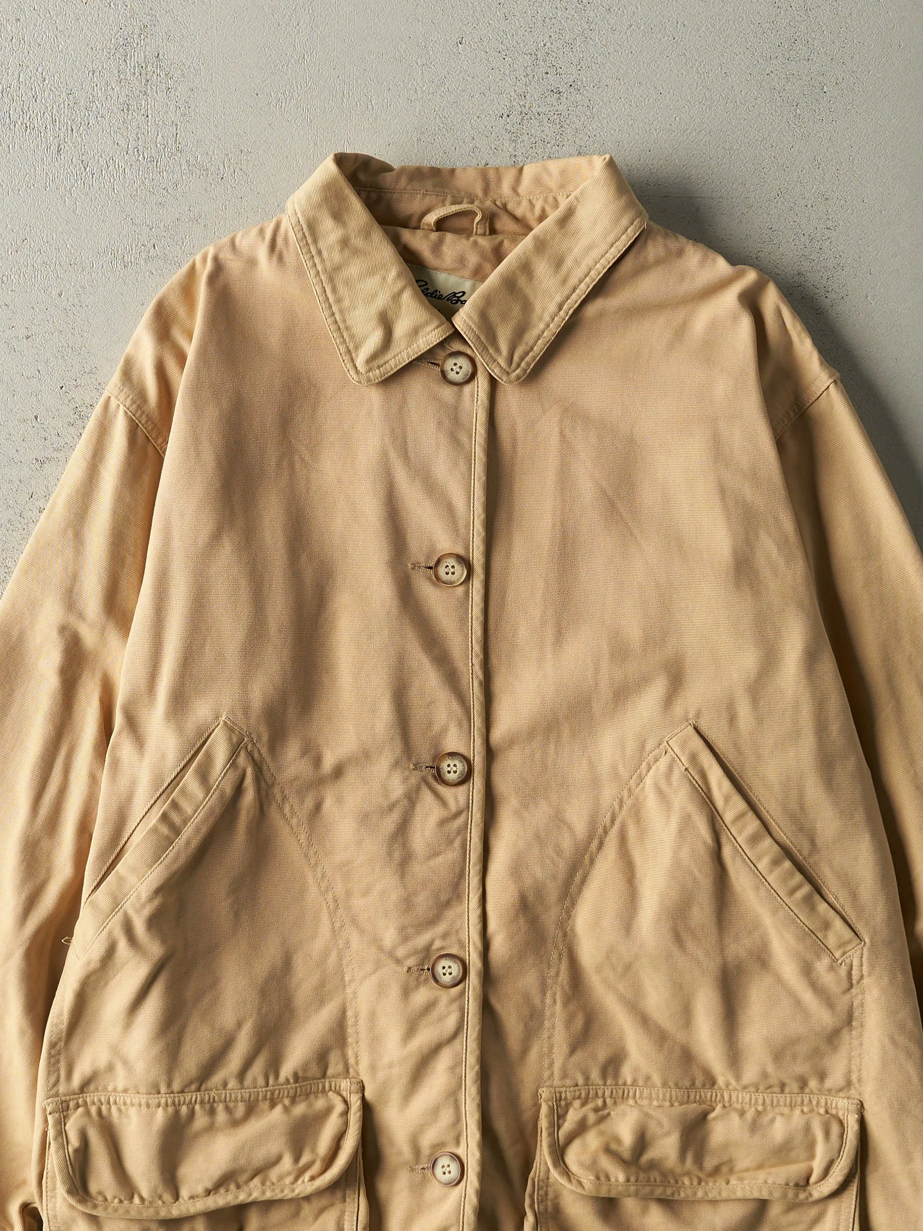 Vintage 90s Beige Eddie Bauer Barn Jacket (XL) sold by Rebalance Vintage product image thumbnail 3