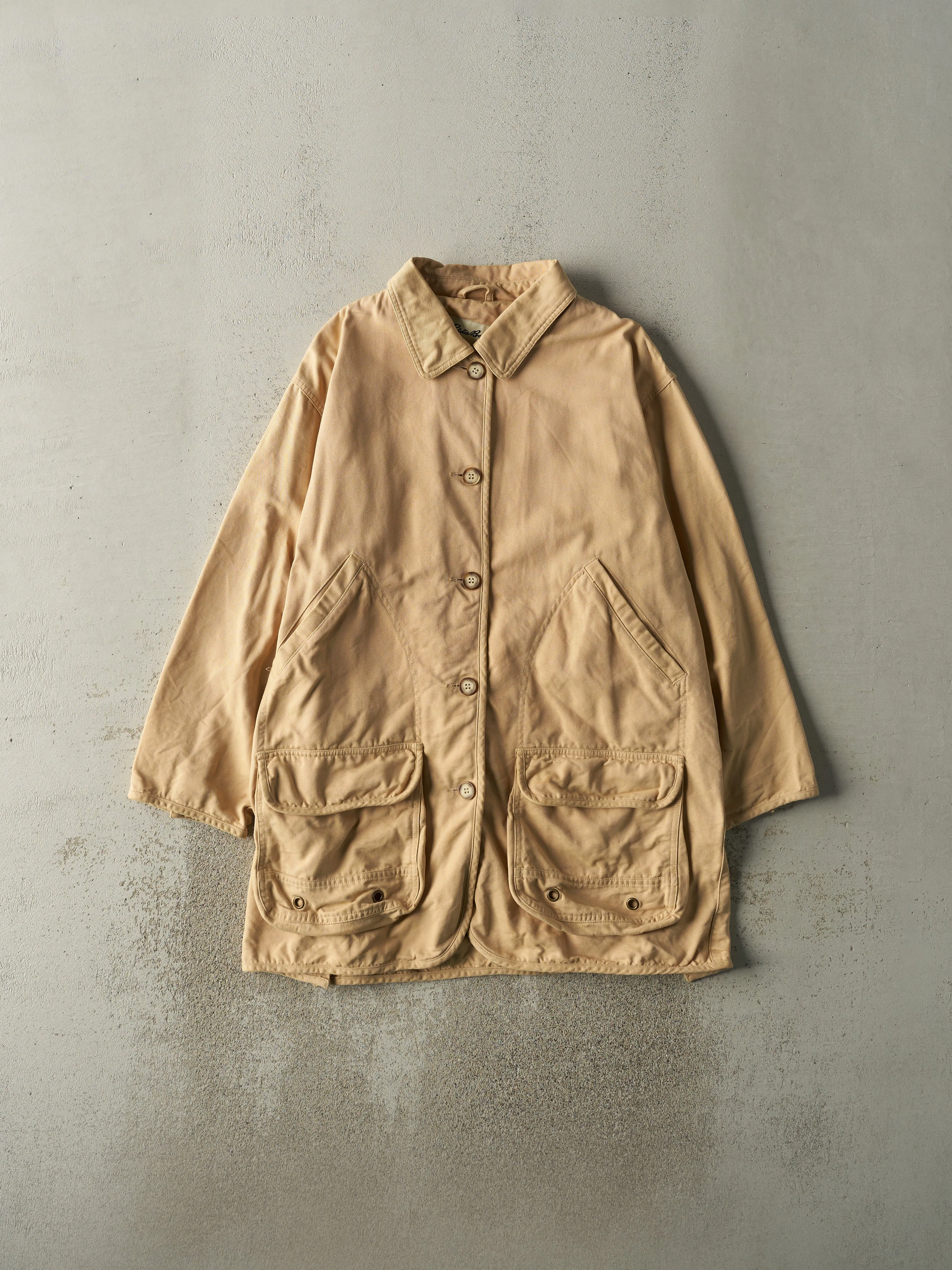 Vintage 90s Beige Eddie Bauer Barn Jacket (XL) sold by Rebalance Vintage