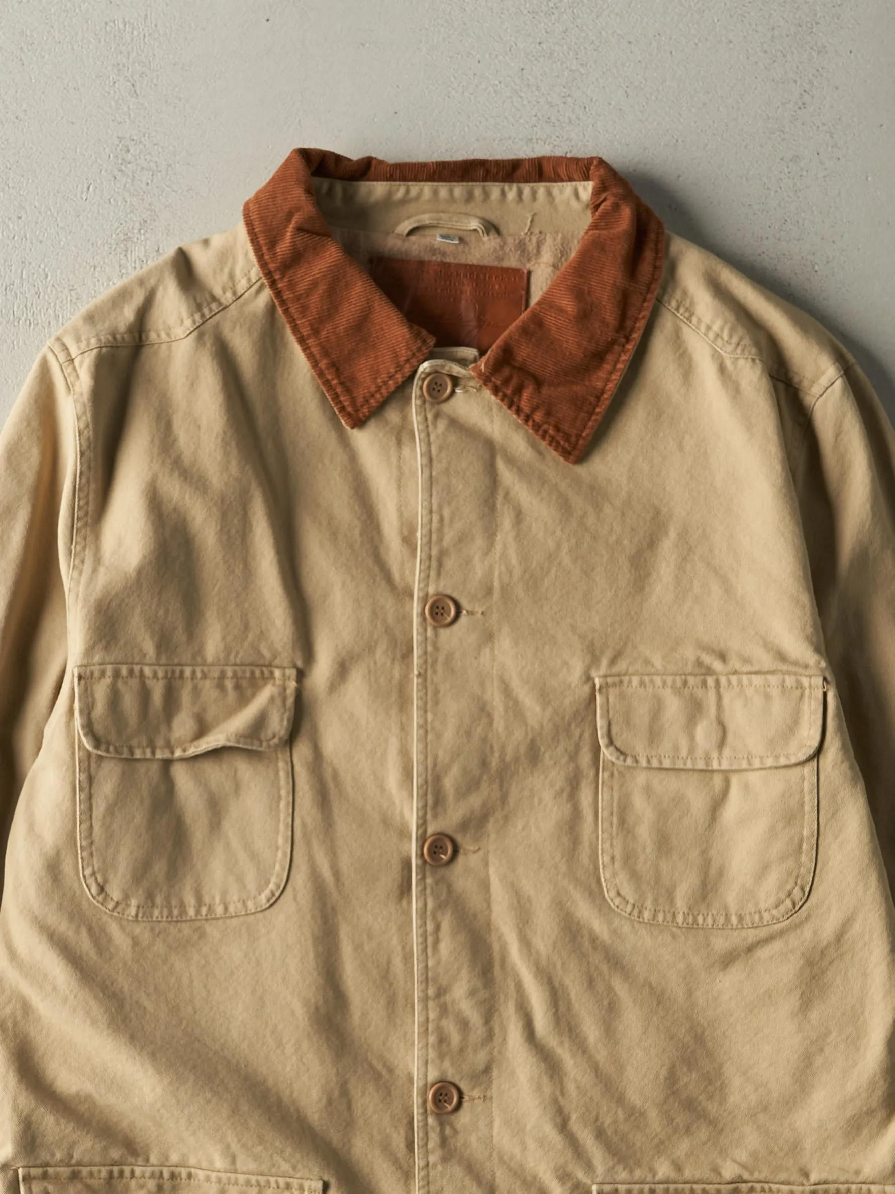 Beige John Wayne Chore Jacket (XL) sold by Rebalance Vintage product image thumbnail 2