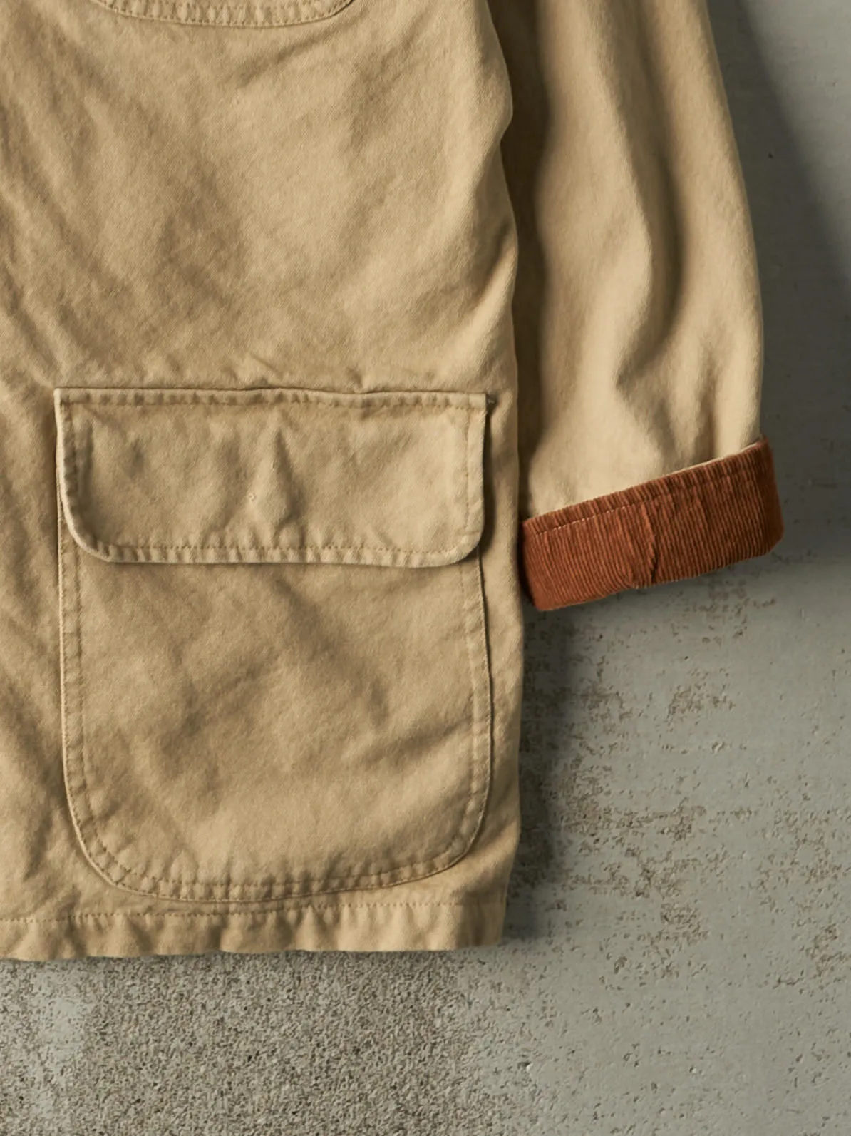 Beige John Wayne Chore Jacket (XL) sold by Rebalance Vintage product image thumbnail 3