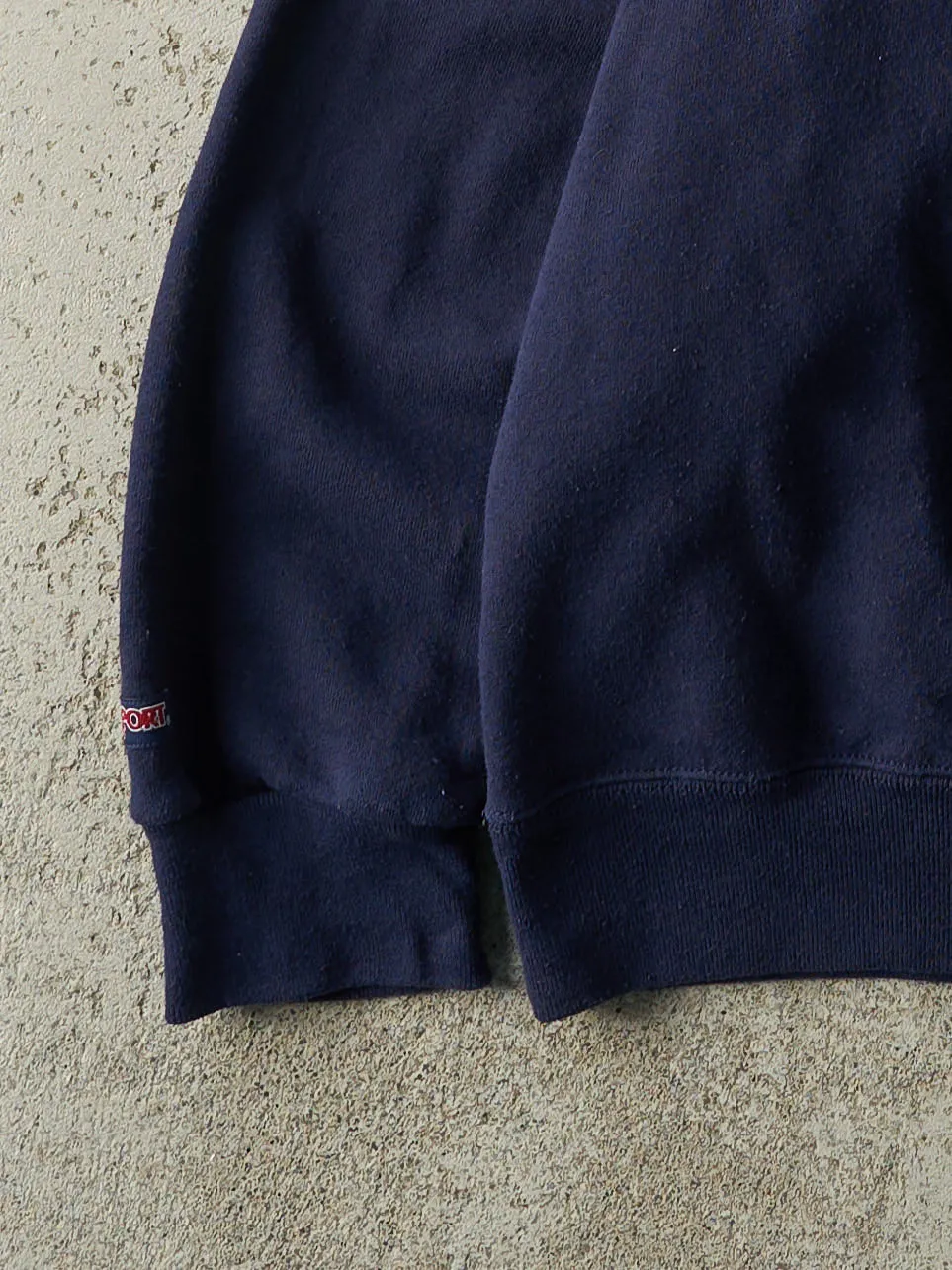 Vintage 90s Navy Blue Elmhurst College Crewneck (M/L) sold by Rebalance Vintage product image thumbnail 3