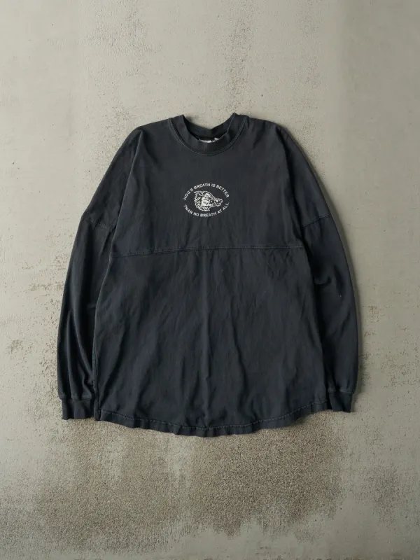 Vintage Y2K Black Hogs Breath Long Sleeve (M/L) sold by Rebalance Vintage