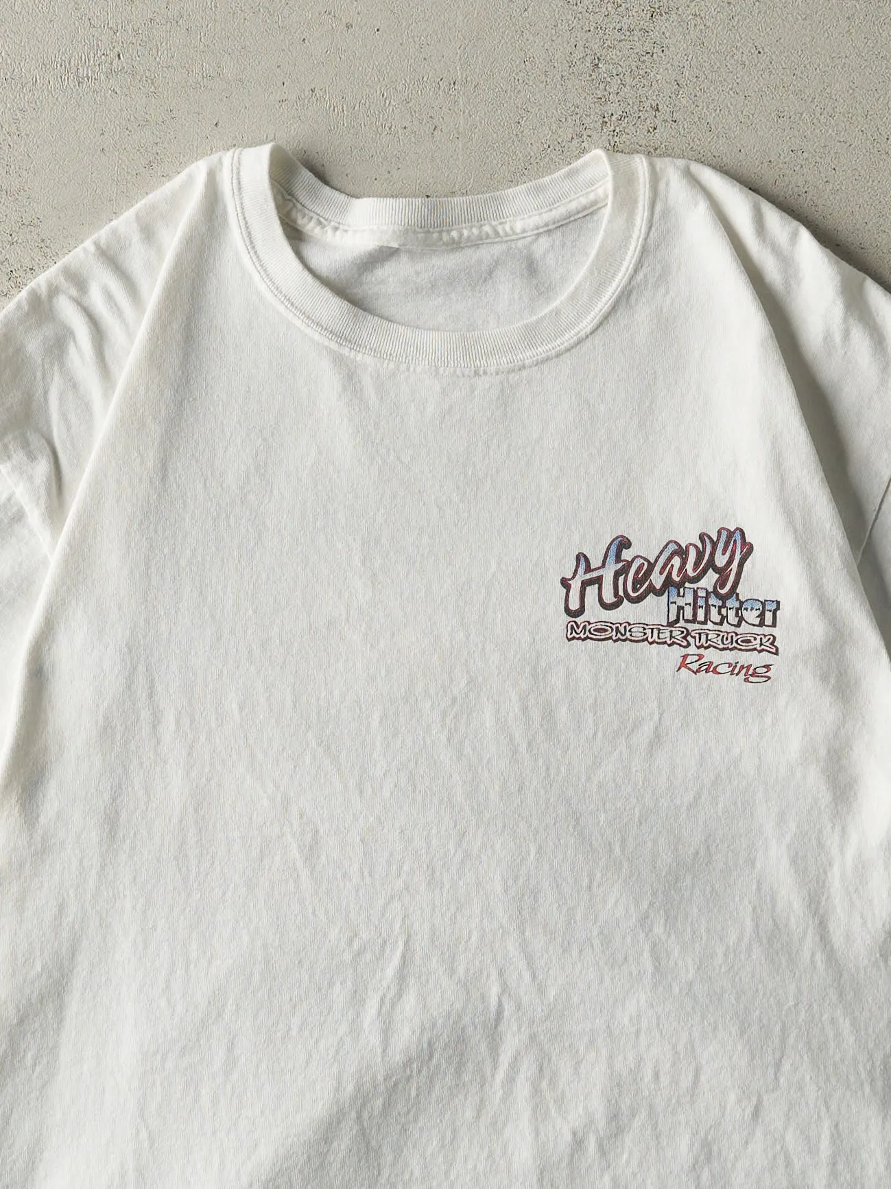 Vintage Y2K White Heavy Hitter Monster Truck Tee (M) sold by Rebalance Vintage product image thumbnail 3