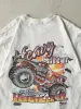 Vintage Y2K White Heavy Hitter Monster Truck Tee (M) sold by Rebalance Vintage