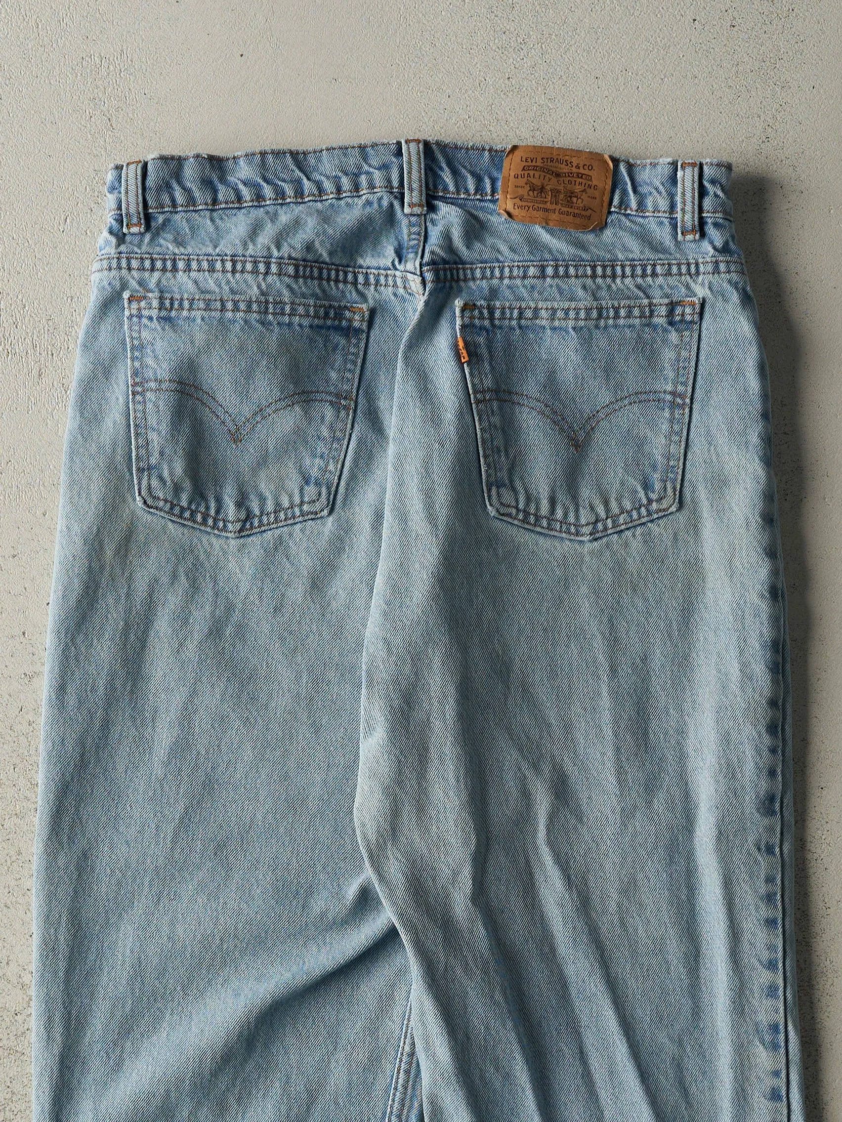 Vintage 80s Light Wash Levi's Orange Tab Jeans (32x29.5) sold by Rebalance Vintage product image thumbnail 5