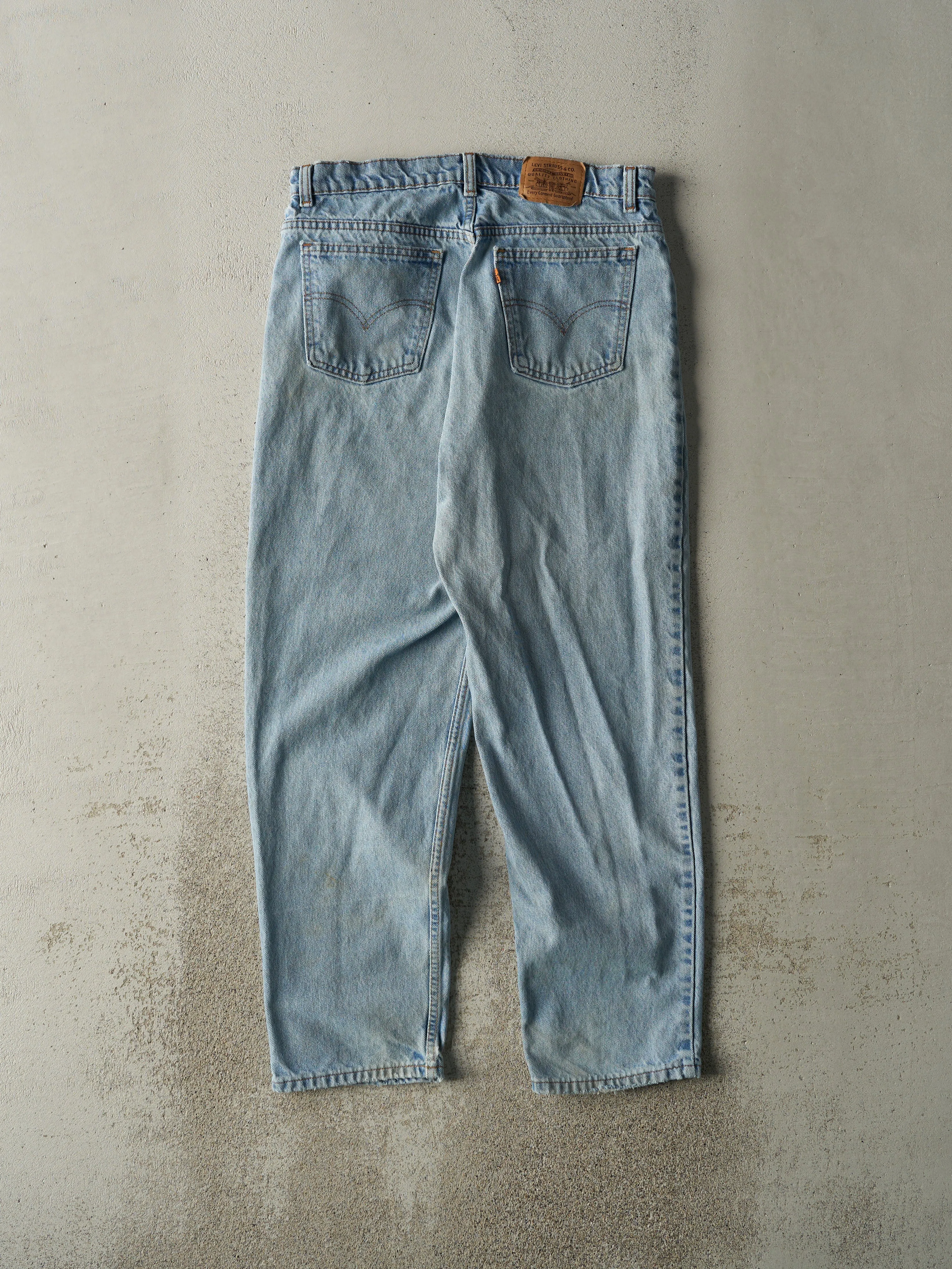 Vintage 80s Light Wash Levi's Orange Tab Jeans (32x29.5) sold by Rebalance Vintage product image thumbnail 3