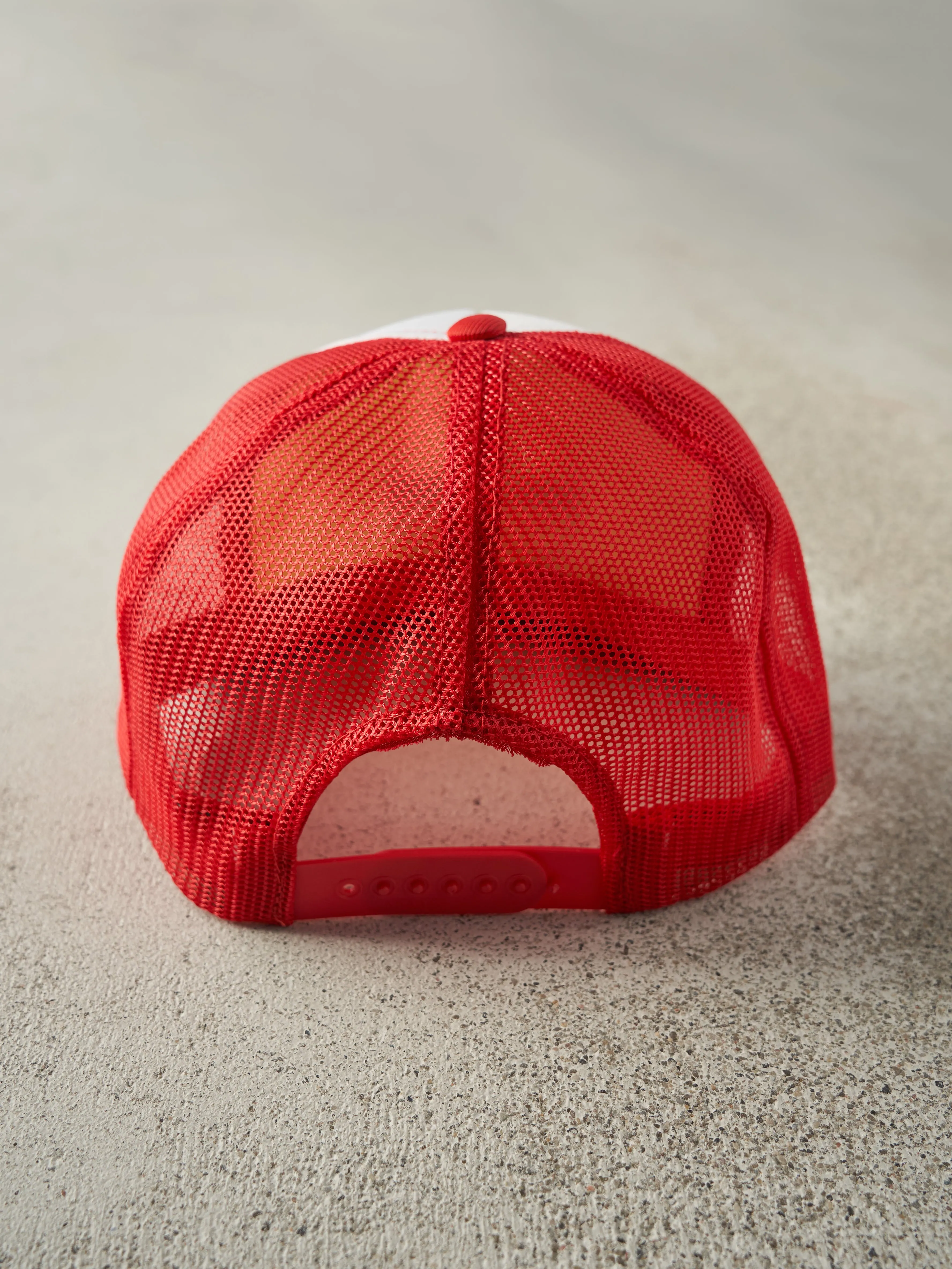 Vintage 80s Red Fleck Brds Limited Foam Trucker Hat sold by Rebalance Vintage product image thumbnail 3