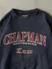 Vintage 90s Navy Blue Chapman University Law Crewneck (S/M) sold by Rebalance Vintage