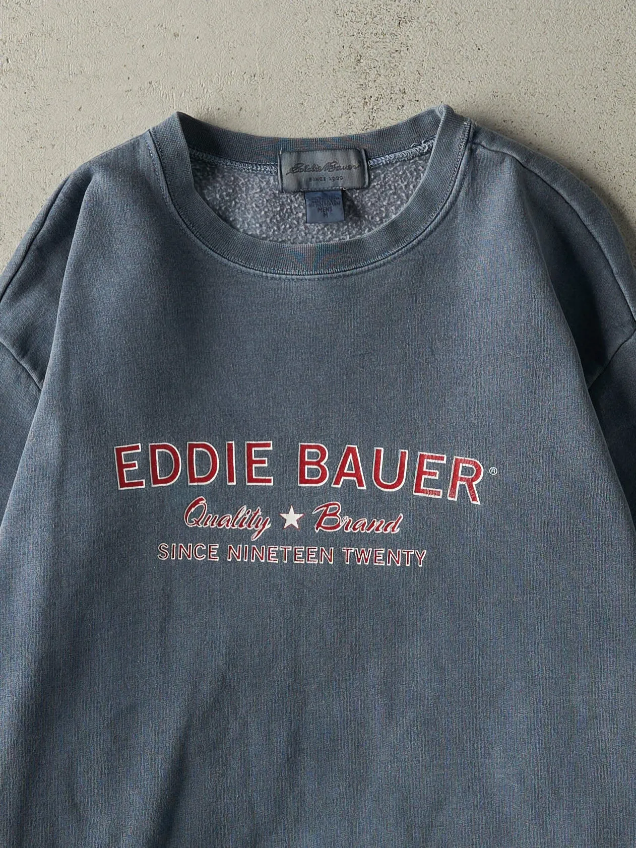 Vintage 90s Washed Navy Eddie Bauer Crewneck (M/L) sold by Rebalance Vintage product image thumbnail 2