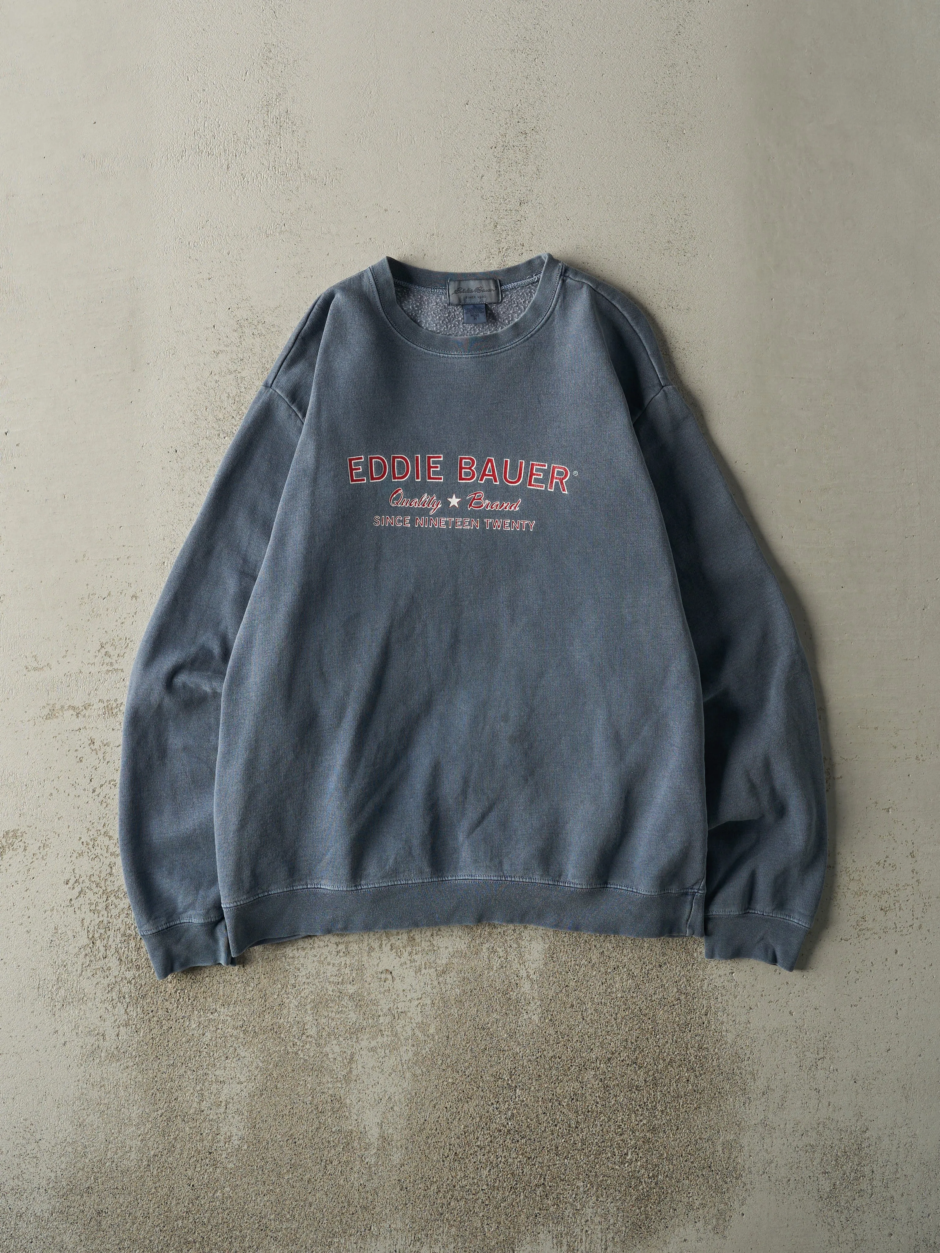 Vintage 90s Washed Navy Eddie Bauer Crewneck (M/L) sold by Rebalance Vintage