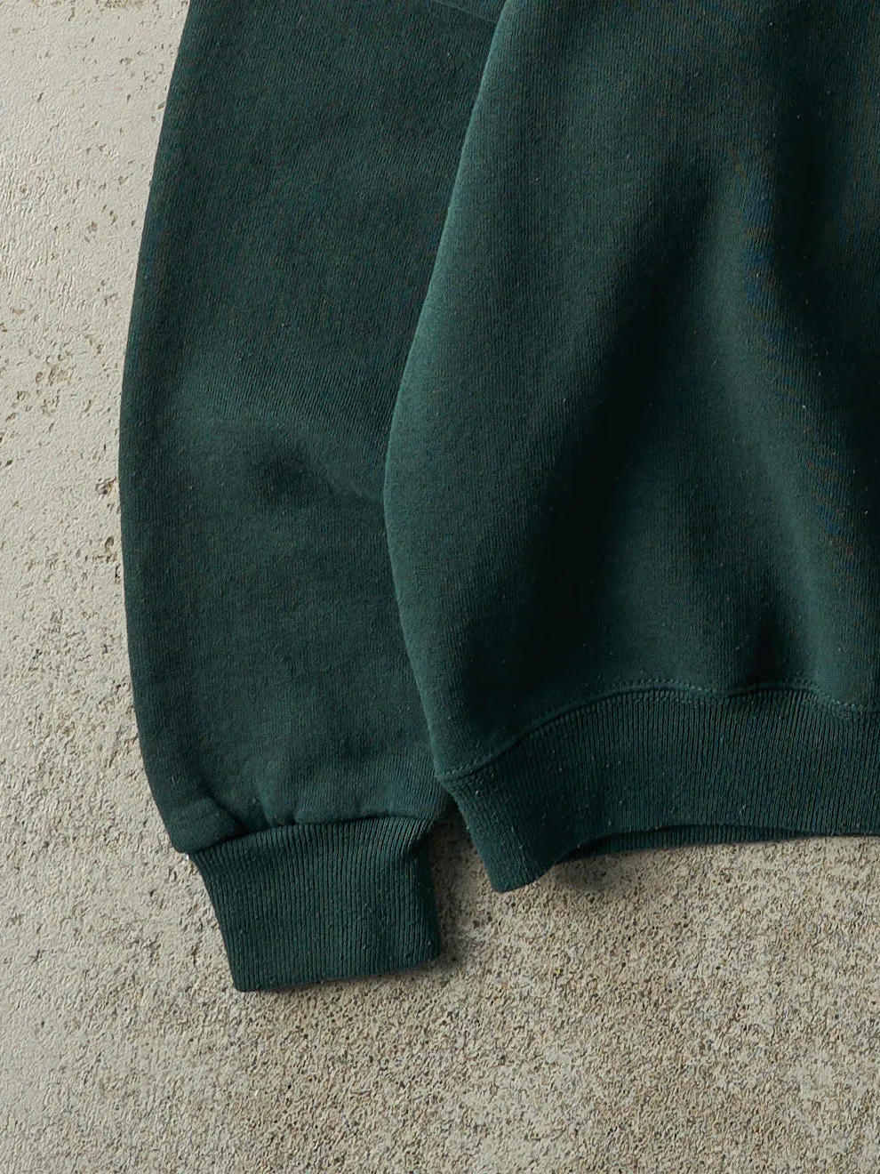 Vintage 90s Green Blank Boxy Crewneck (M/L) sold by Rebalance Vintage product image thumbnail 3