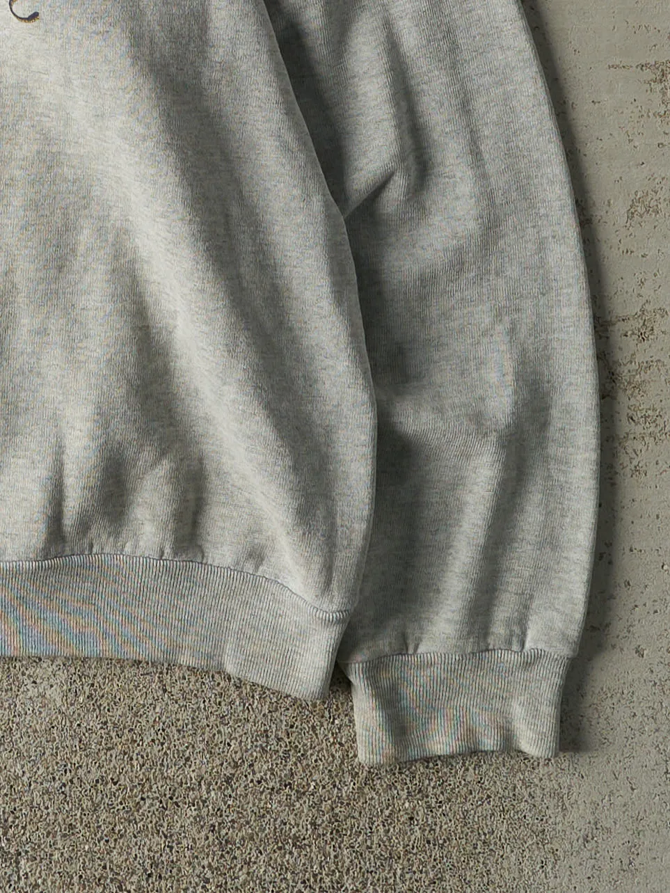 Vintage 90s Heather Grey Oxford University Crewneck (L) sold by Rebalance Vintage product image thumbnail 3