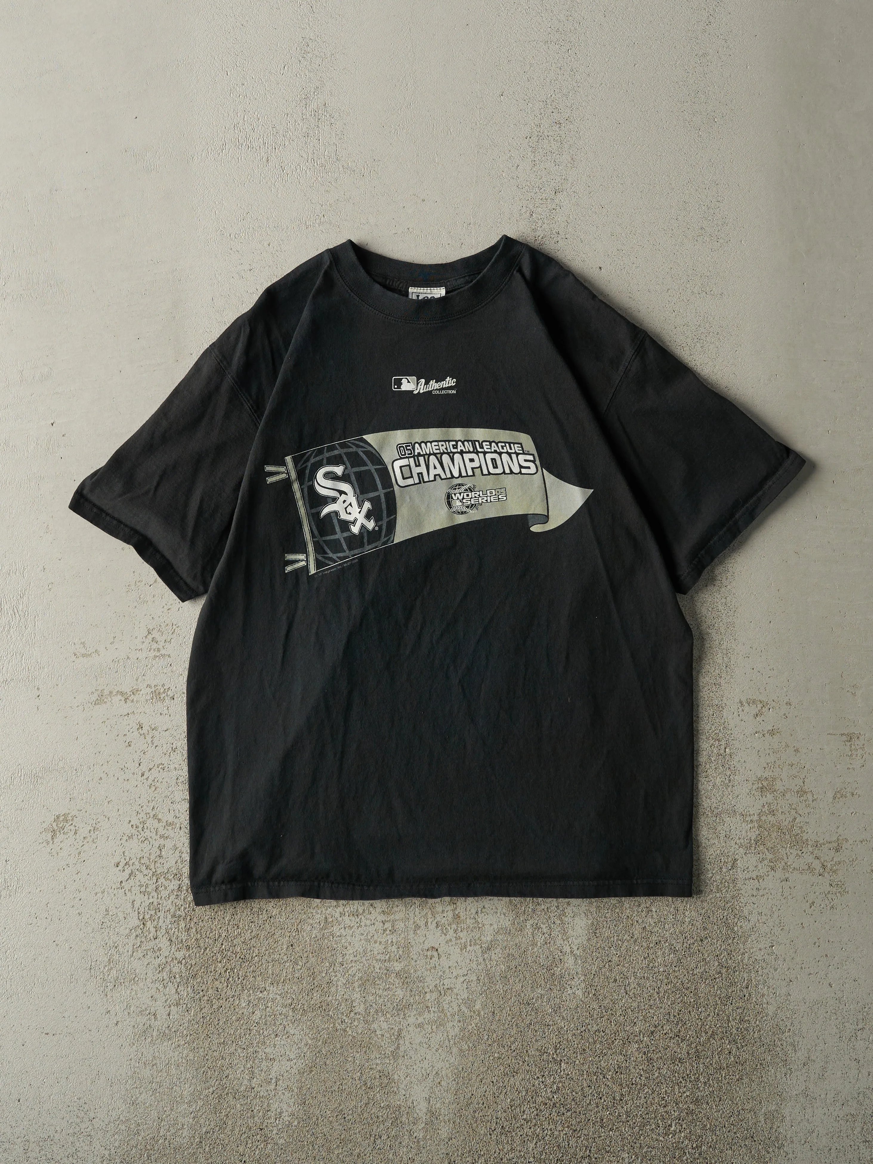 Vintage 05' Black Chicago White Sox American League Champions Tee (M) sold by Rebalance Vintage