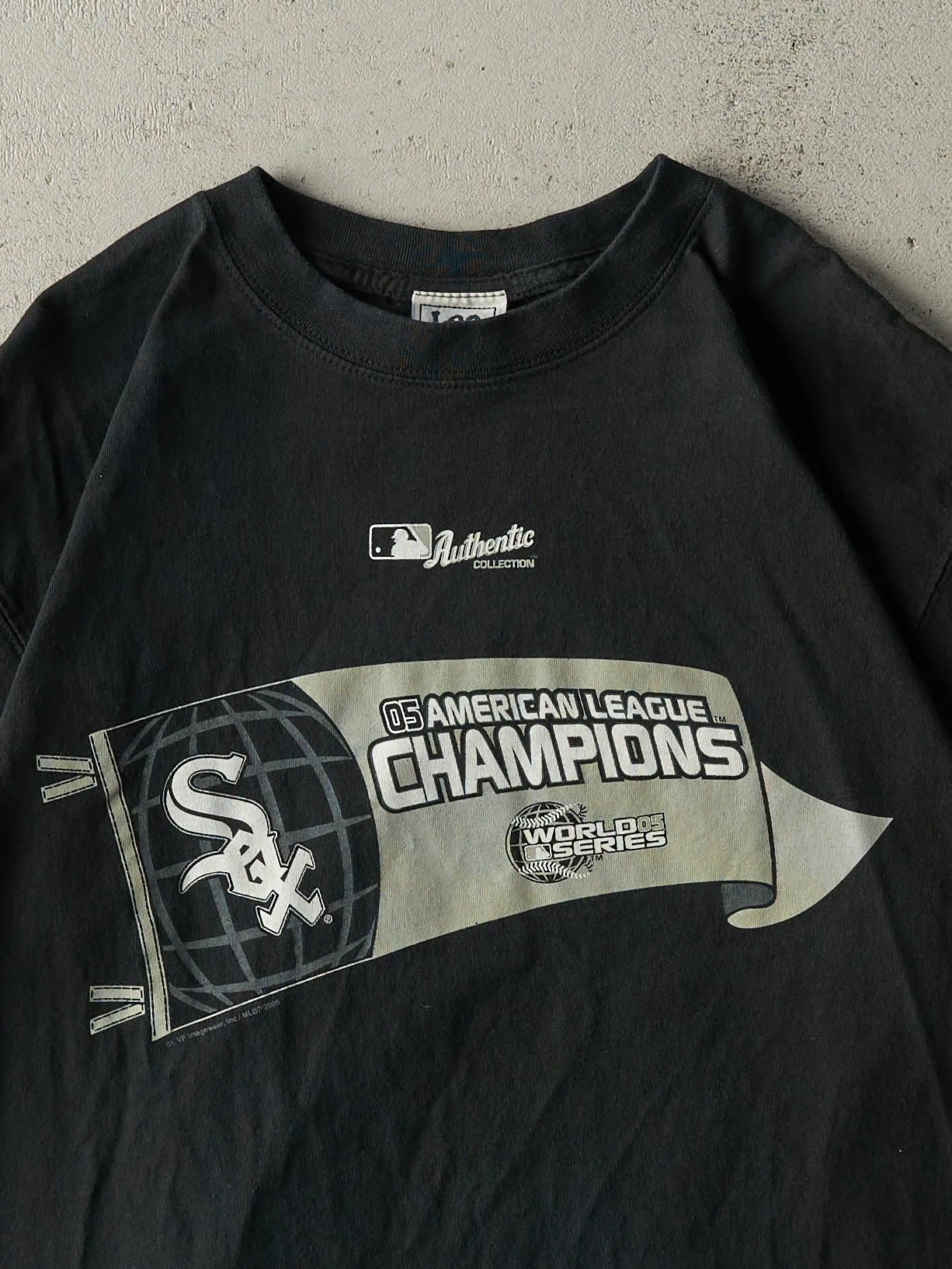 Vintage 05' Black Chicago White Sox American League Champions Tee (M) sold by Rebalance Vintage product image thumbnail 2