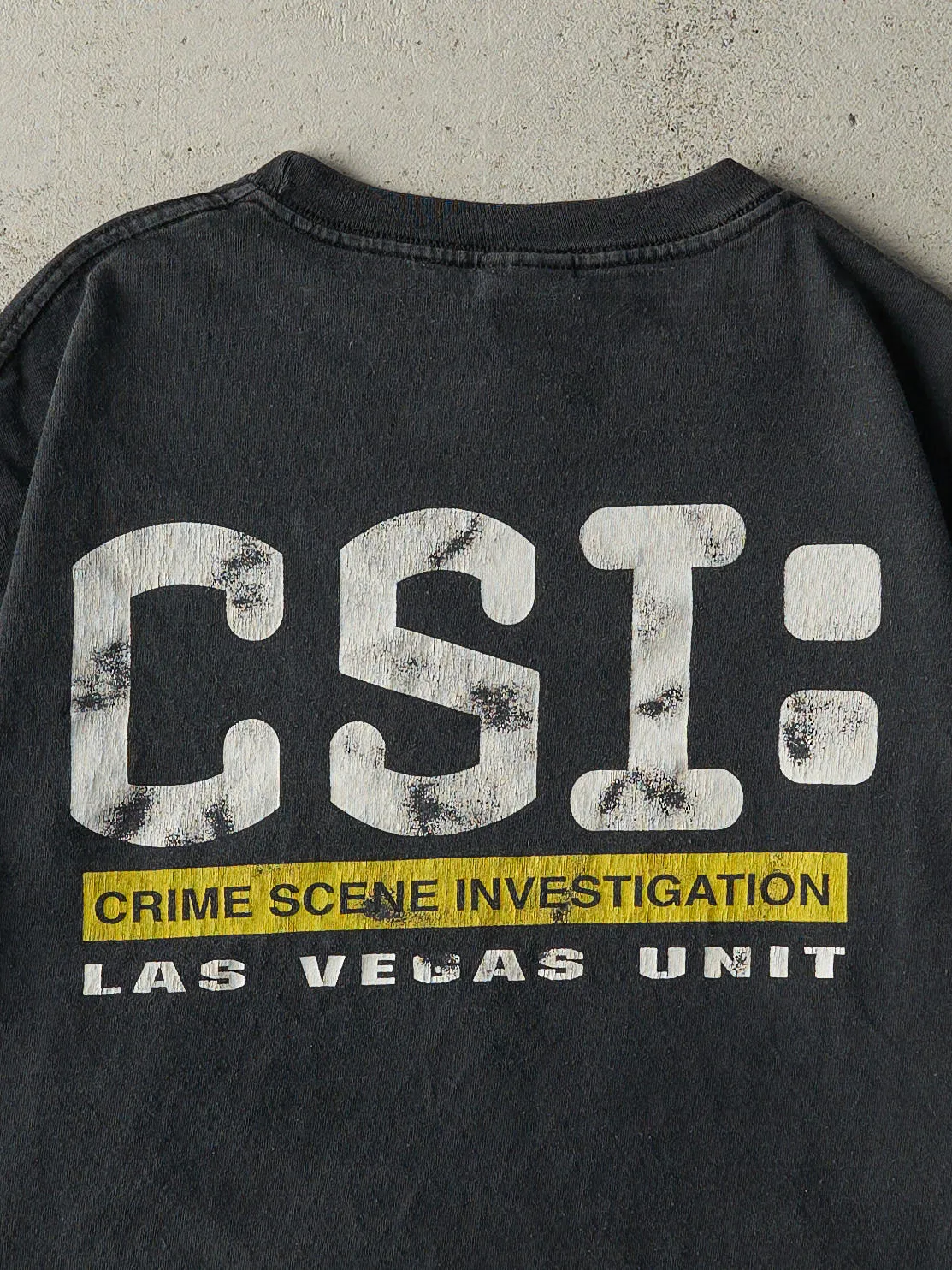 Vintage Y2K Black CSI Las Vegas Tee (M) sold by Rebalance Vintage product image thumbnail 4
