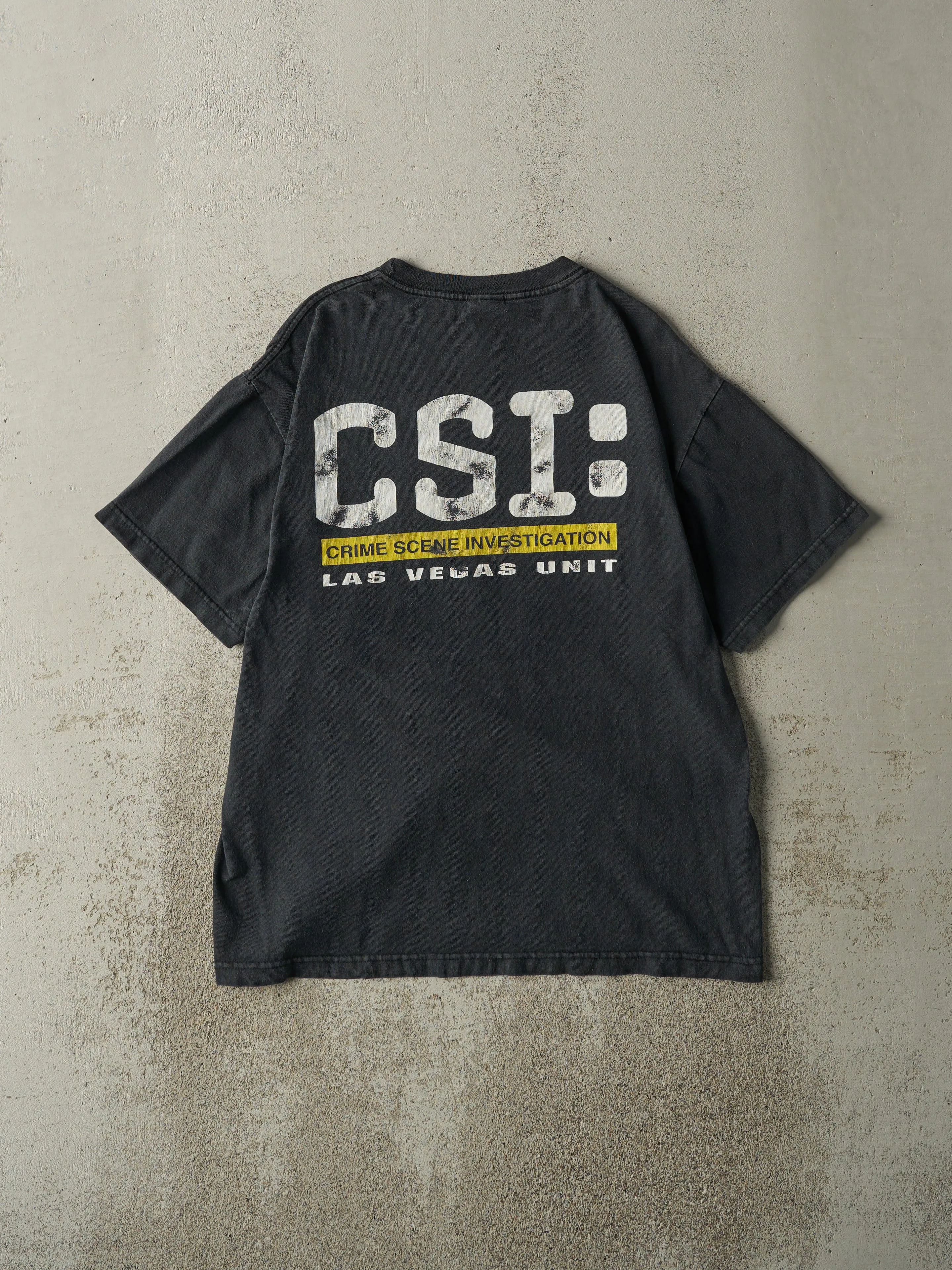 Vintage Y2K Black CSI Las Vegas Tee (M) sold by Rebalance Vintage product image thumbnail 2