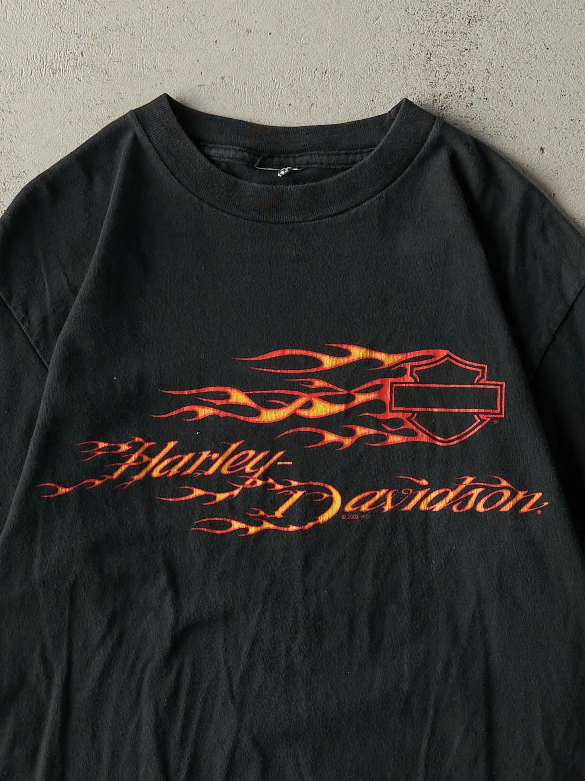 Vintage 03' Black Camarillo CA Harley Davidson Tee (S/M) sold by Rebalance Vintage product image thumbnail 3