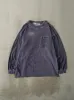Vintage 90s Purple Striped Double Neck Long Sleeve (L) sold by Rebalance Vintage