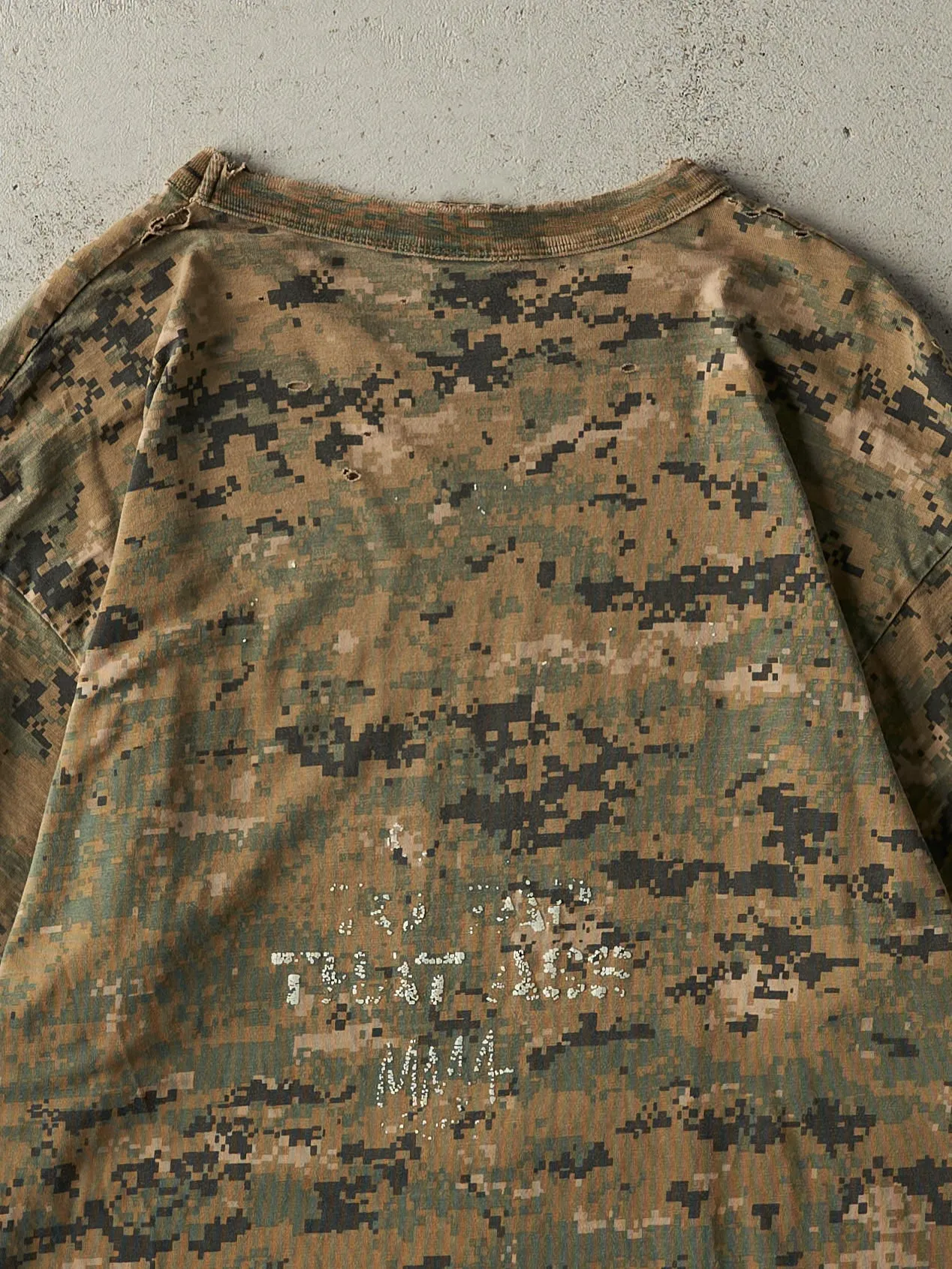 Vintage Y2K Digi Camo Fueled Fighter Tee (M) sold by Rebalance Vintage product image thumbnail 4