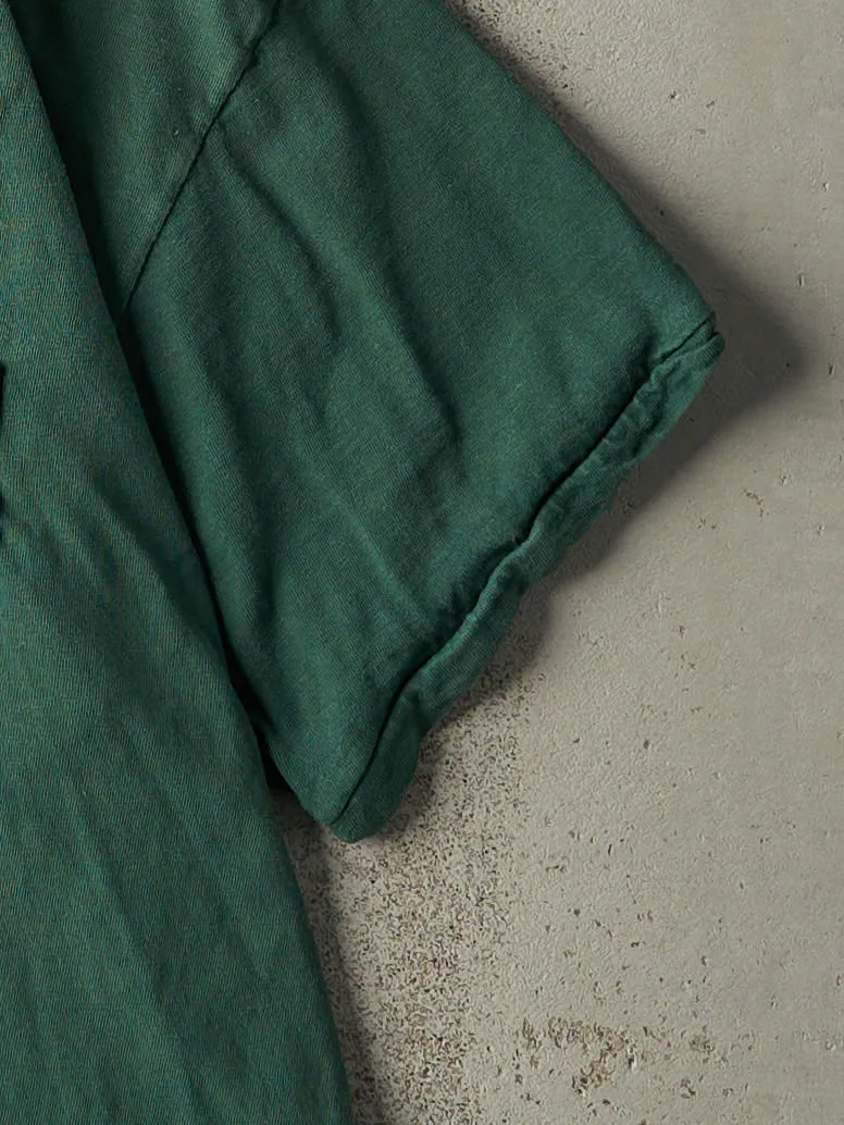 Vintage 90s Green JC Penney Blank Pocket Tee (M) sold by Rebalance Vintage product image thumbnail 3