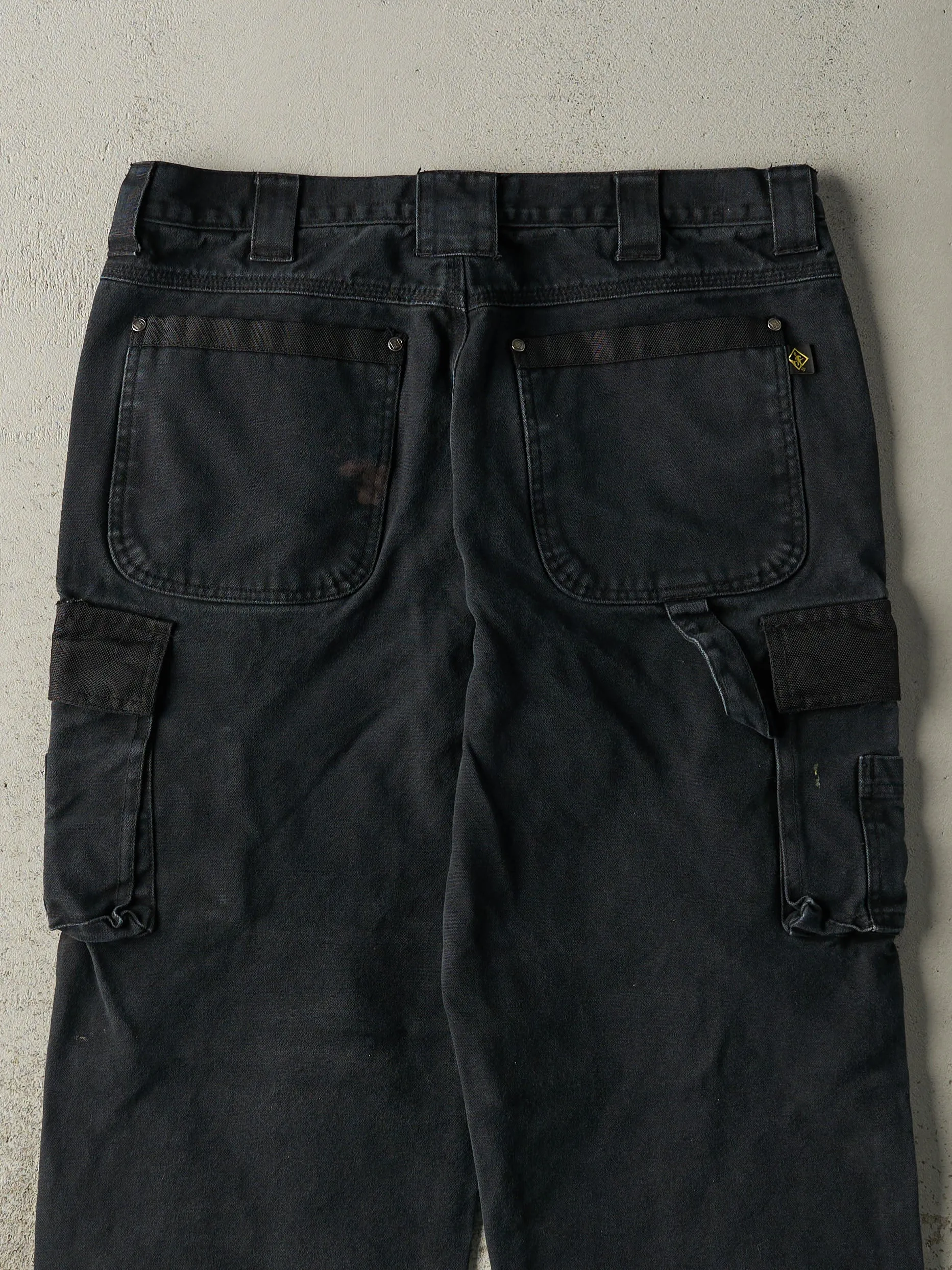 Vintage Y2K Black Terra Double Knee Cargo Work Pants (36x31) sold by Rebalance Vintage product image thumbnail 4