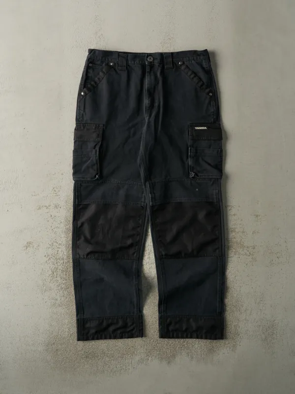 Vintage Y2K Black Terra Double Knee Cargo Work Pants (36x31) sold by Rebalance Vintage