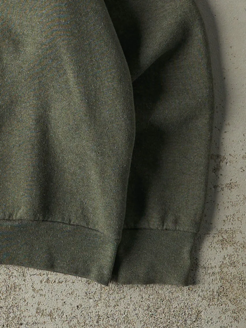 Vintage 90s Washed Green Blank Boxy Crewneck (M) sold by Rebalance Vintage product image thumbnail 3