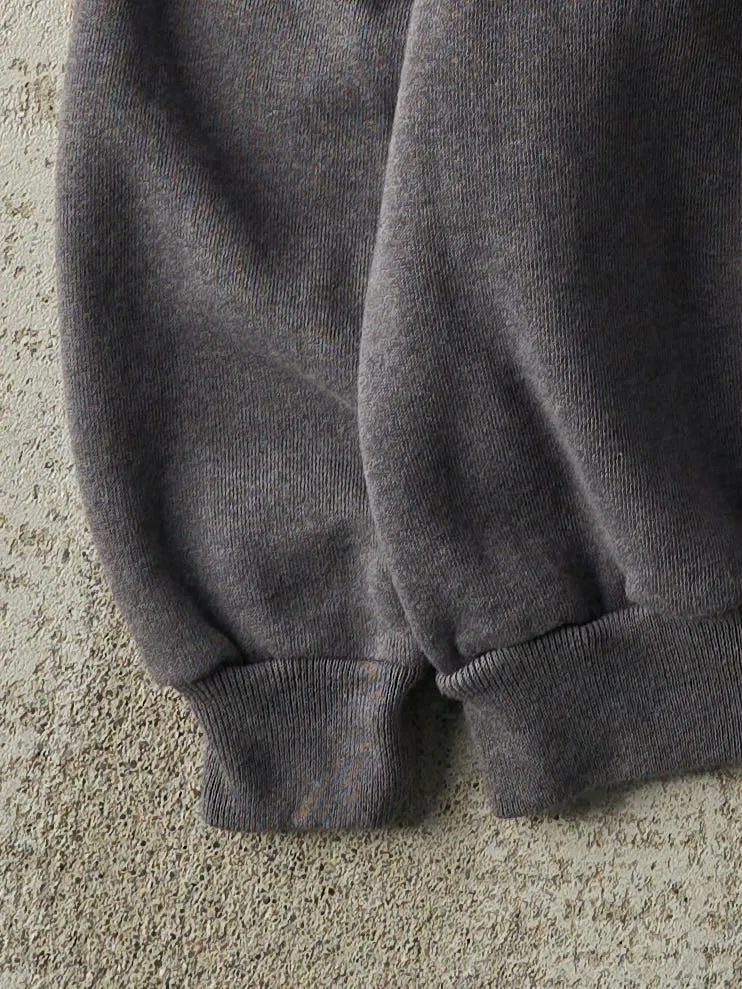 Vintage 80s Charcoal Grey Blank Crewneck (M) sold by Rebalance Vintage product image thumbnail 3