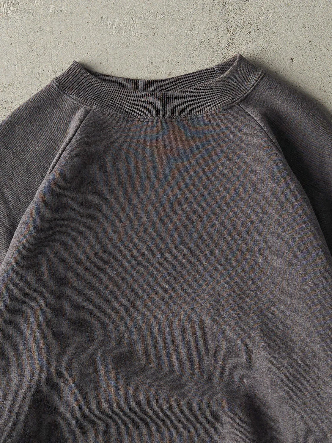 Vintage 80s Charcoal Grey Blank Crewneck (M) sold by Rebalance Vintage product image thumbnail 2