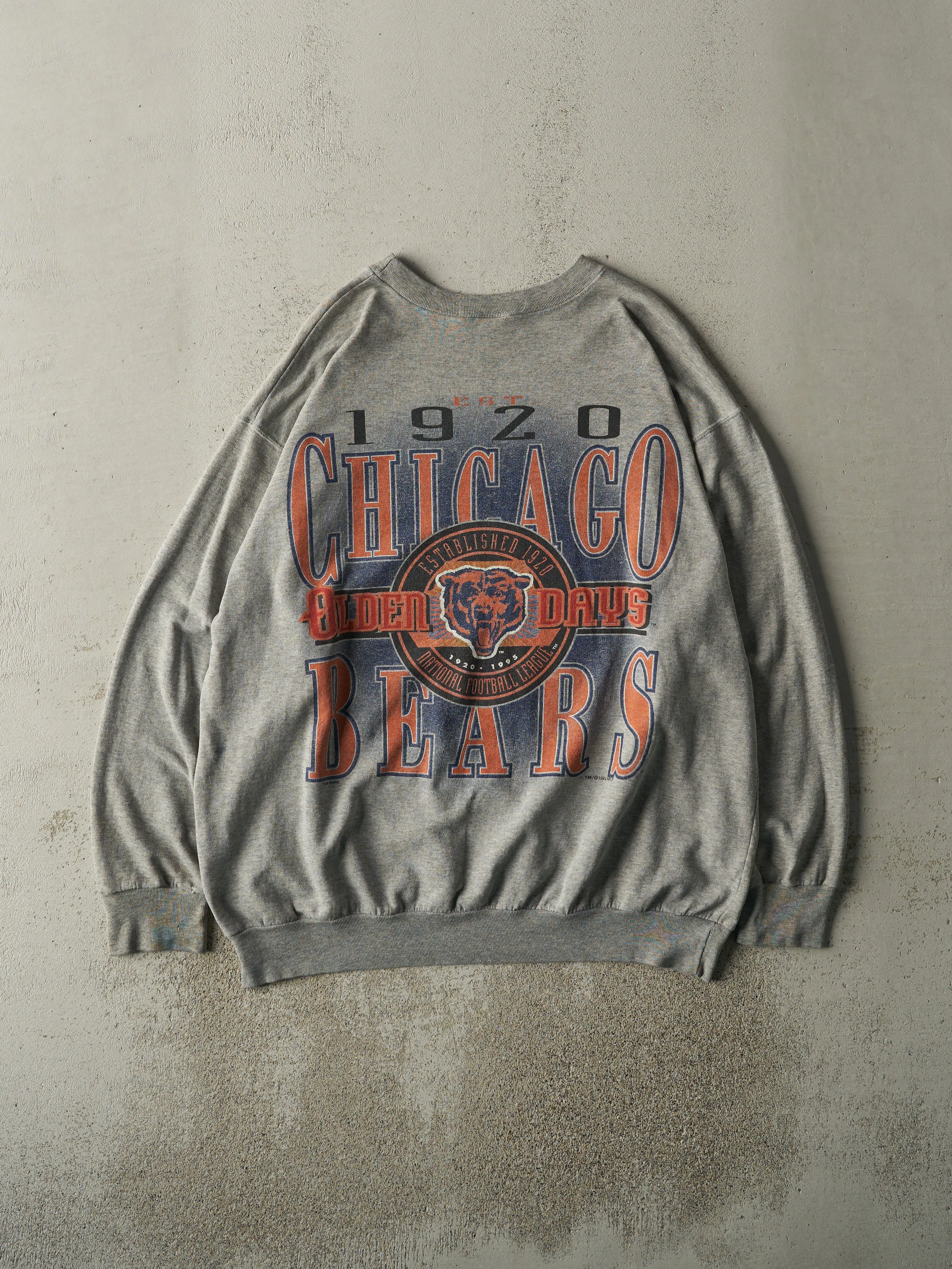 Vintage 95' Grey Chicago Bears Crewneck (XL) sold by Rebalance Vintage product image thumbnail 2