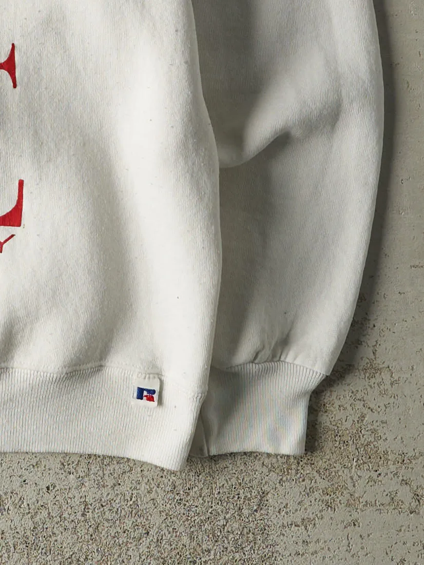 Vintage 80s White Russell Athletic Seattle University Crewneck (M) sold by Rebalance Vintage product image thumbnail 3