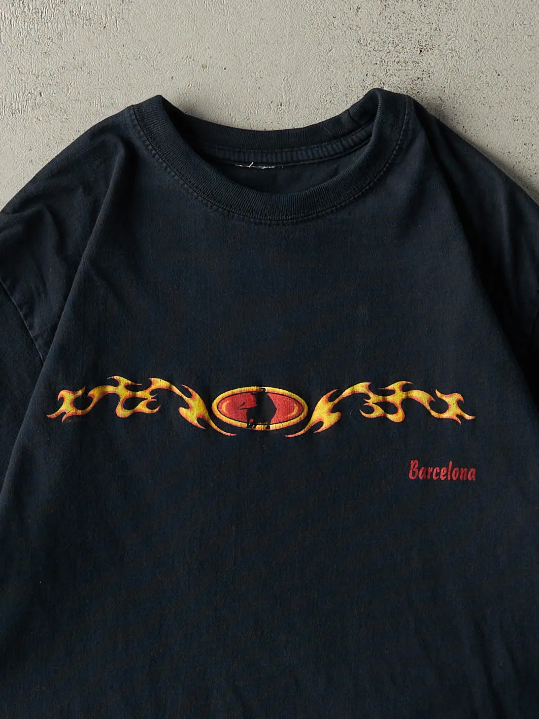 Vintage Y2K Black Barcelona Tee (S) sold by Rebalance Vintage product image thumbnail 2