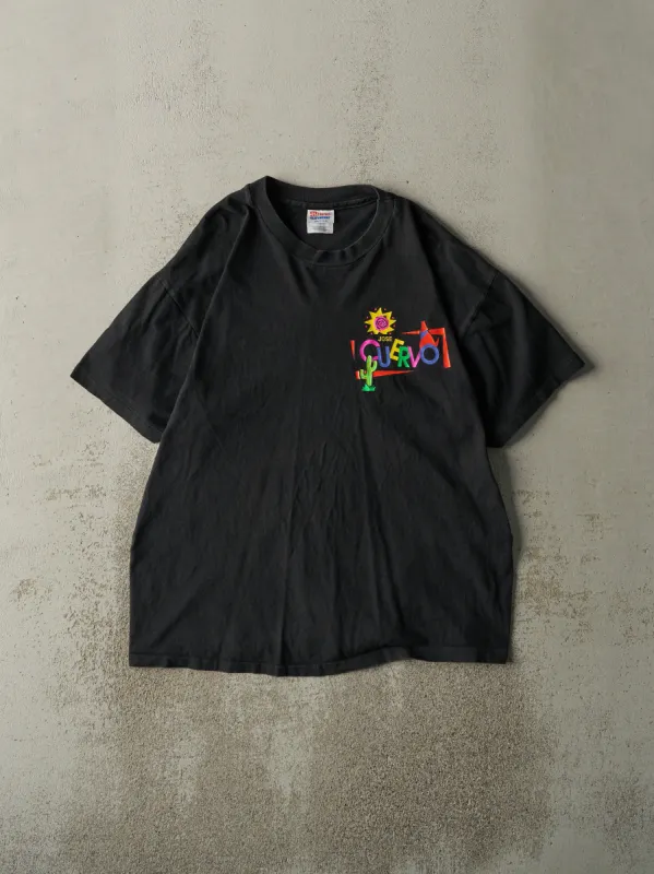 Vintage 90s Black Jose Quervo Single Stitch Tee (L/XL) sold by Rebalance Vintage