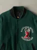 Vintage 90s Green & Black Alexander Keiths Varsity Jacket (L) sold by Rebalance Vintage