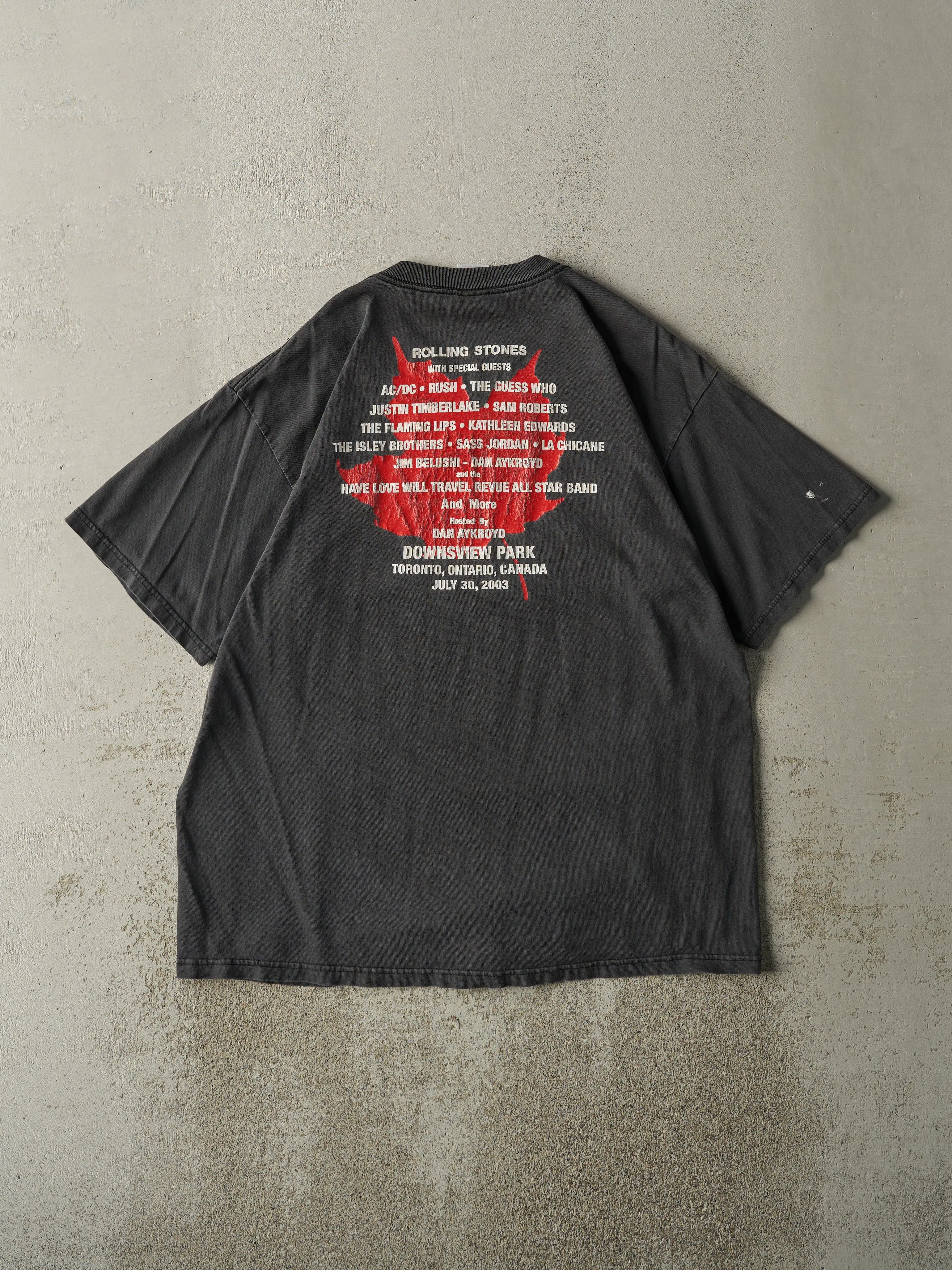 Vintage 03' Faded Black Molson Canadian Rocks Toronto Tee (L) sold by Rebalance Vintage product image thumbnail 2